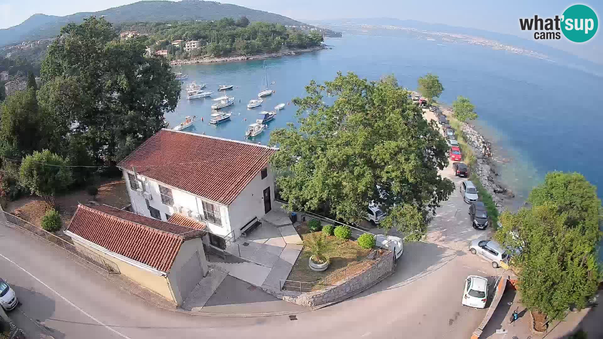 Webcam porto Ika – Vista LIVE sul porto e le luci di Opatija