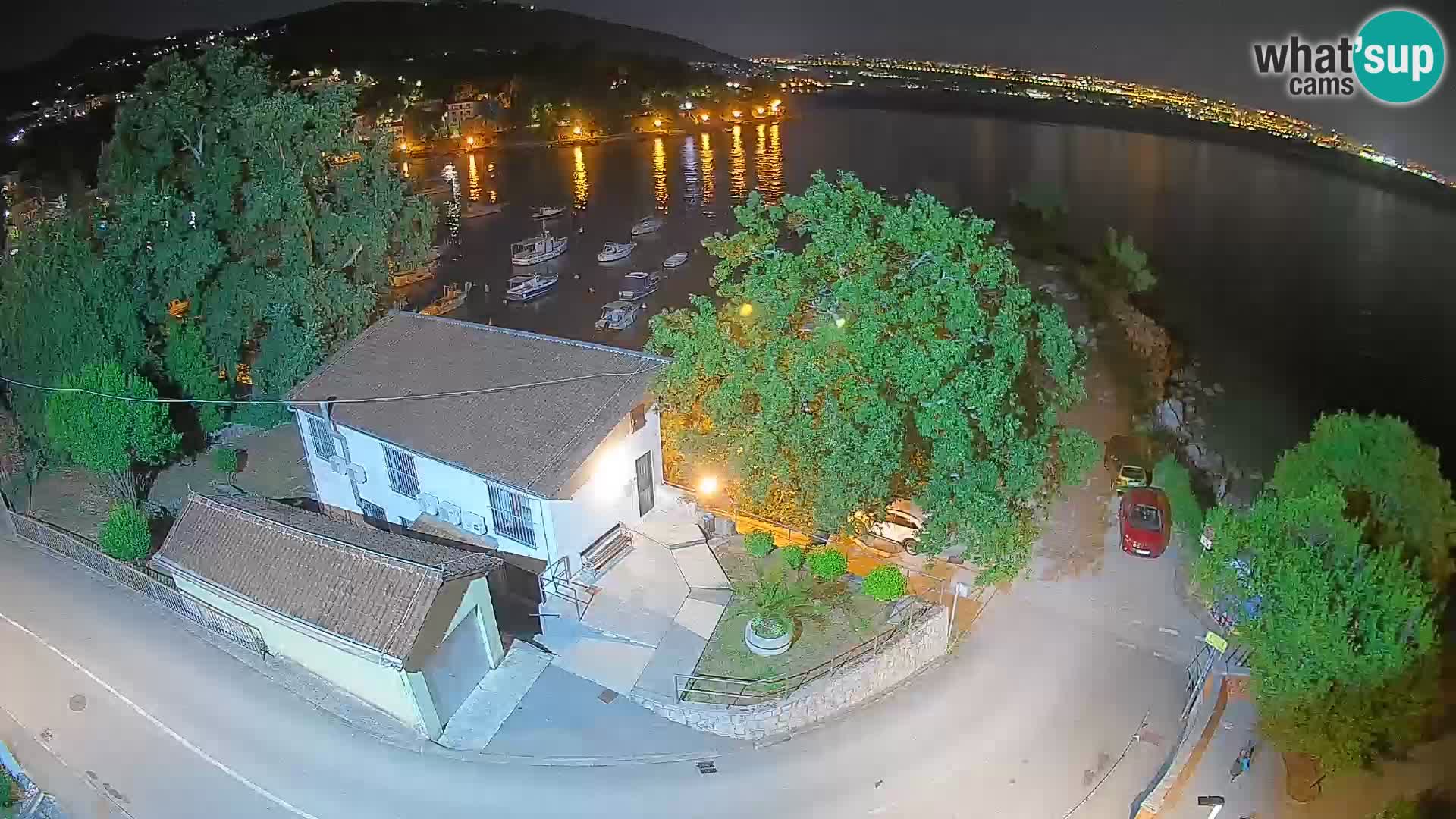 Ika Harbor Webcam – LIVE View of the Harbor and Opatija Lights