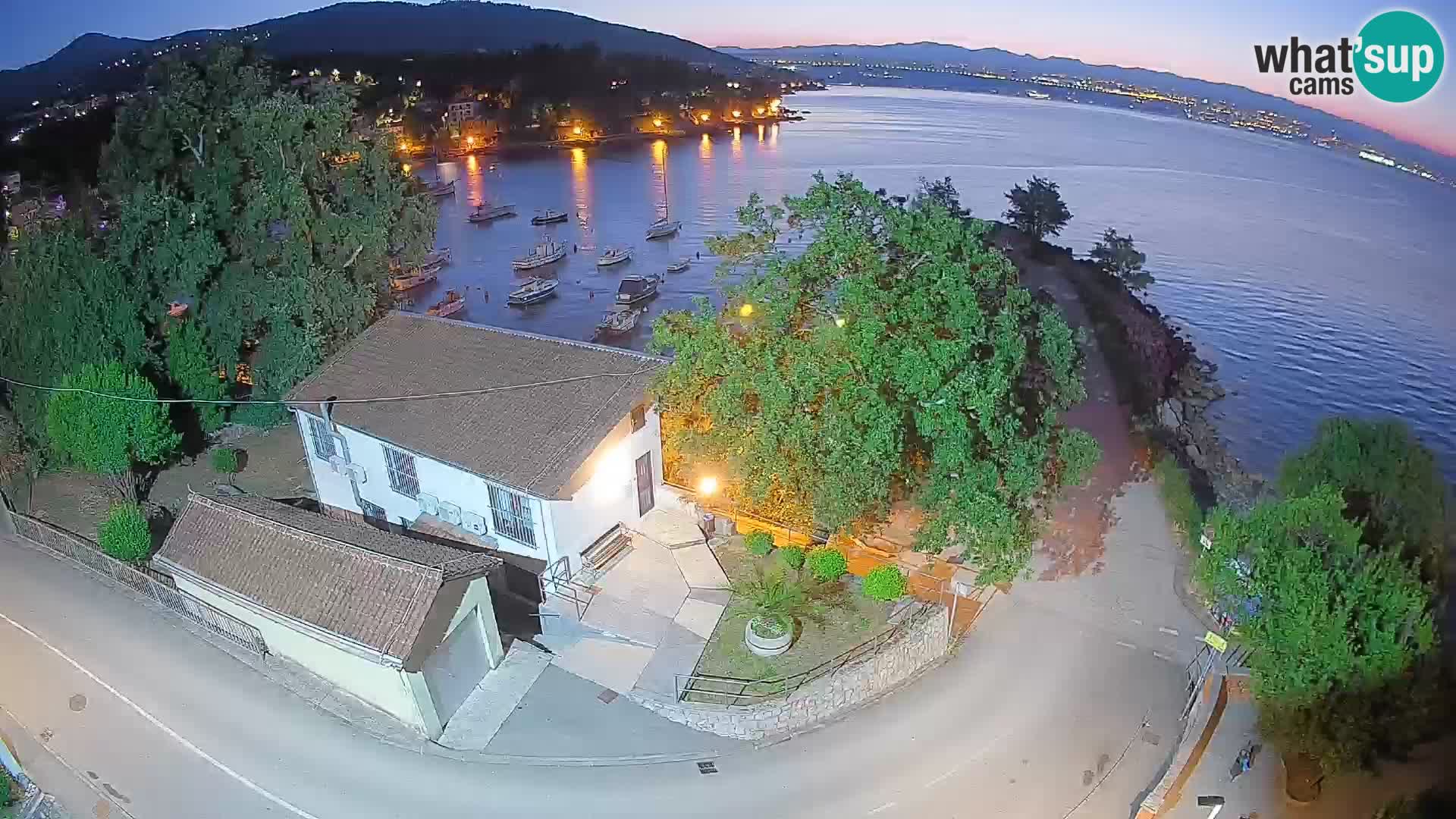 Webcam Ika Hafen – LIVE Blick auf den Hafen und die Lichter von Opatija