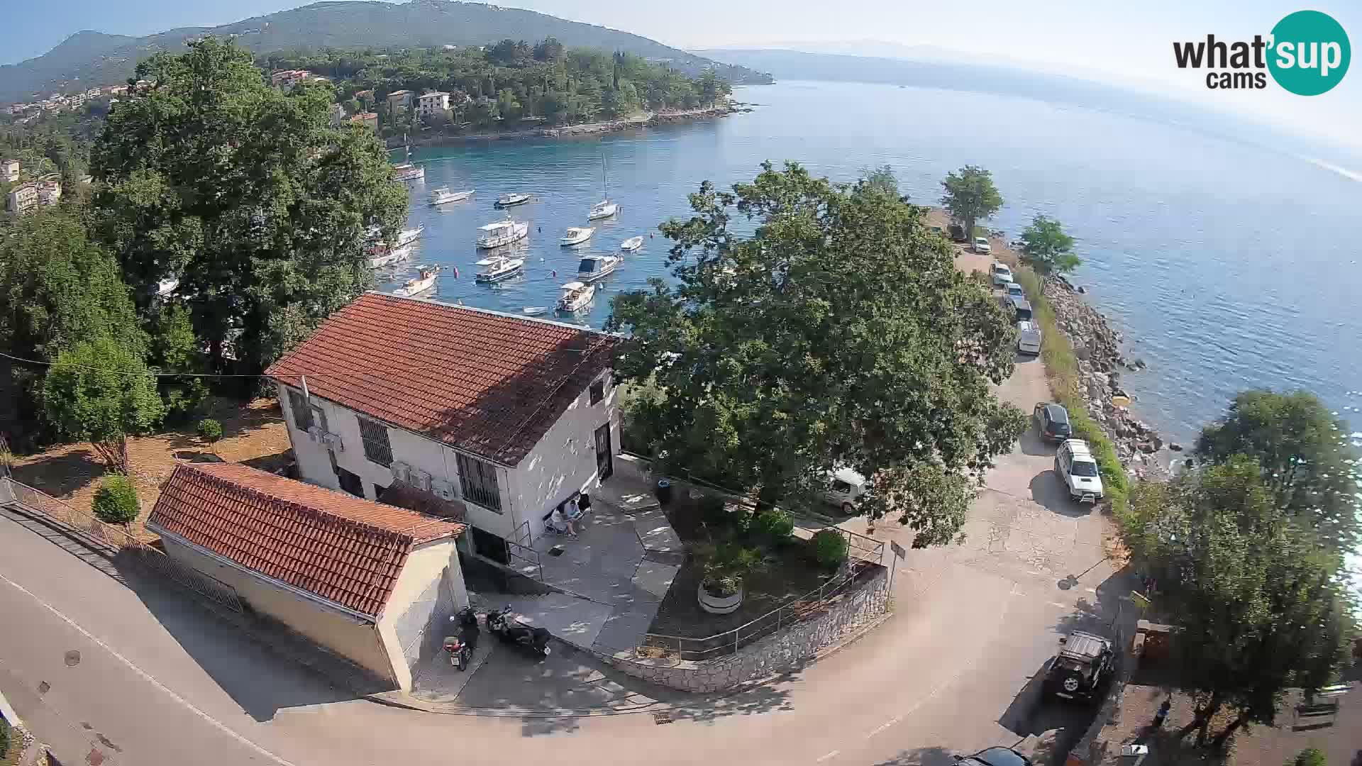 Webcam Ika Hafen – LIVE Blick auf den Hafen und die Lichter von Opatija