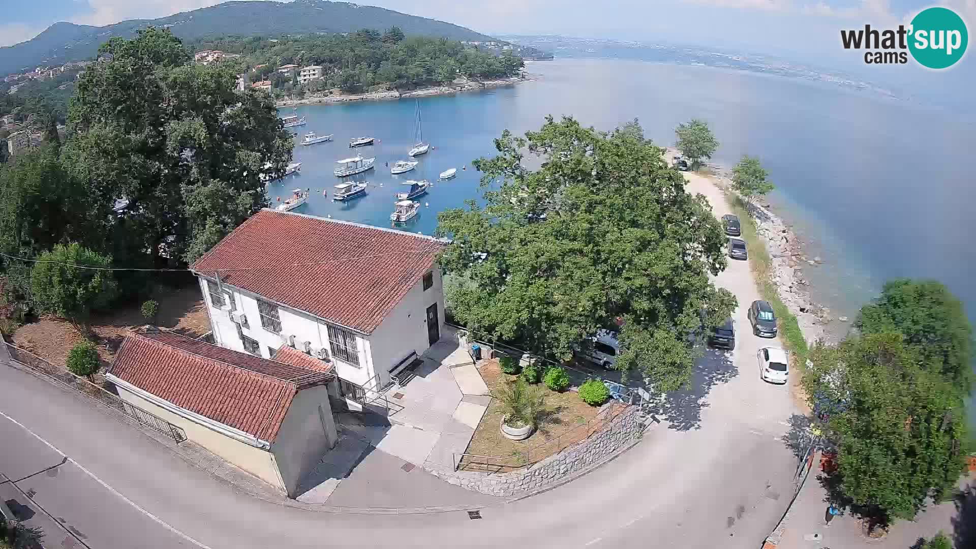 Ika Harbor Webcam – LIVE View of the Harbor and Opatija Lights
