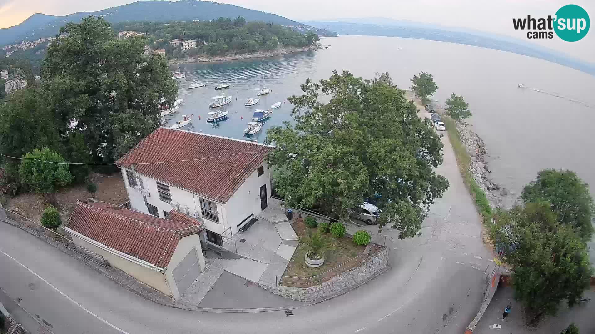 Webcam port d’Ika – Vue en direct et lumières d’Opatija