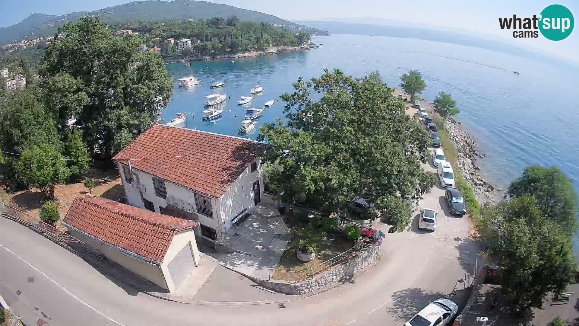 Ika Harbor Webcam – LIVE View of the Harbor and Opatija Lights