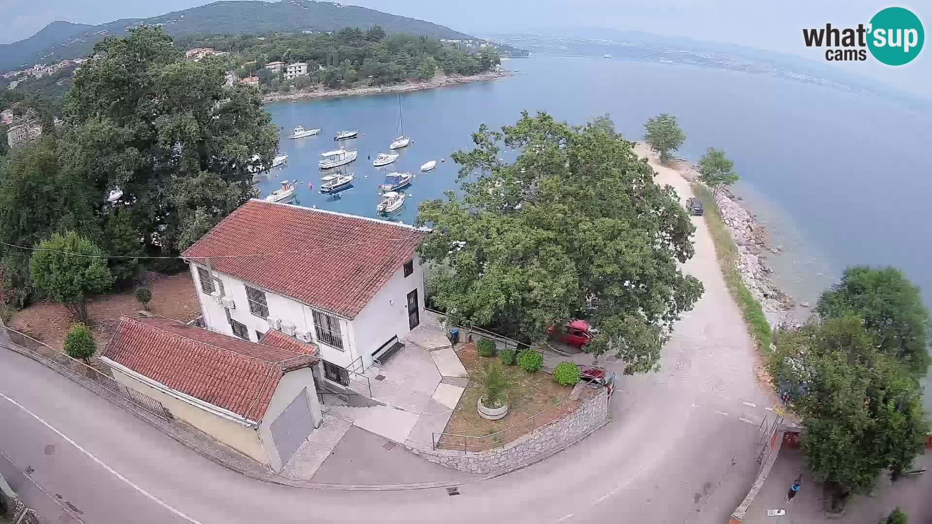 Webcam porto Ika – Vista LIVE sul porto e le luci di Opatija