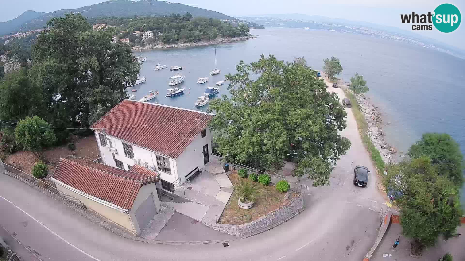 Webcam port d’Ika – Vue en direct et lumières d’Opatija