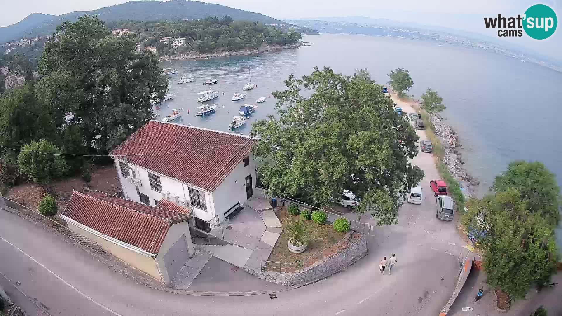 Webcam port d’Ika – Vue en direct et lumières d’Opatija