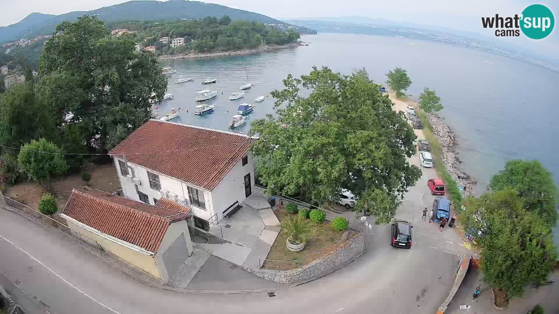 Webcam port d’Ika – Vue en direct et lumières d’Opatija