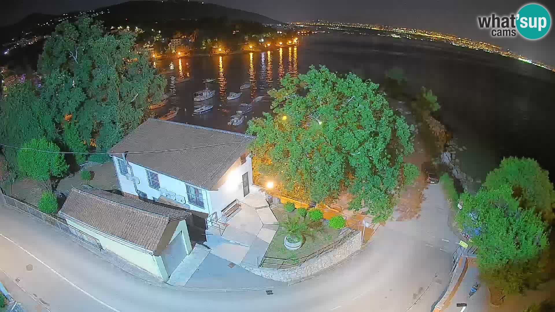 Webcam Ika Hafen – LIVE Blick auf den Hafen und die Lichter von Opatija
