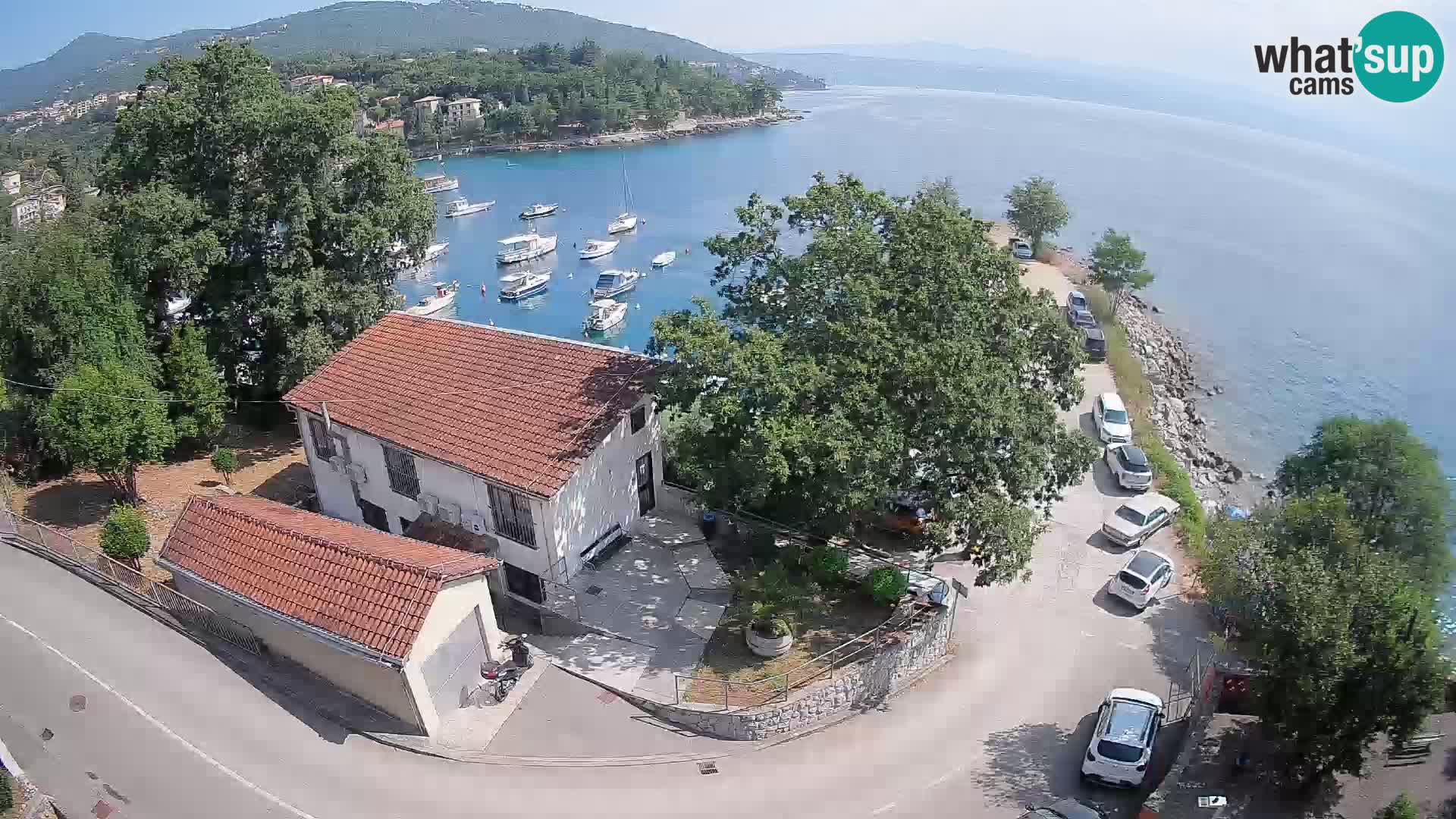 Ika Harbor Webcam – LIVE View of the Harbor and Opatija Lights