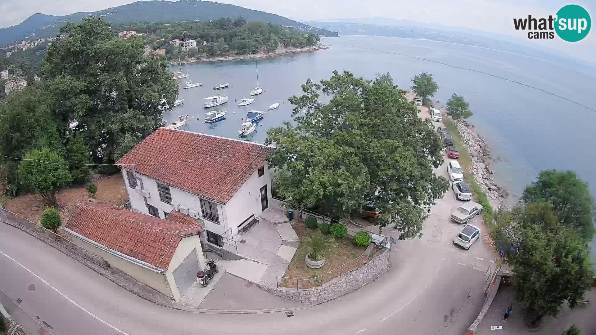 Webcam porto Ika – Vista LIVE sul porto e le luci di Opatija