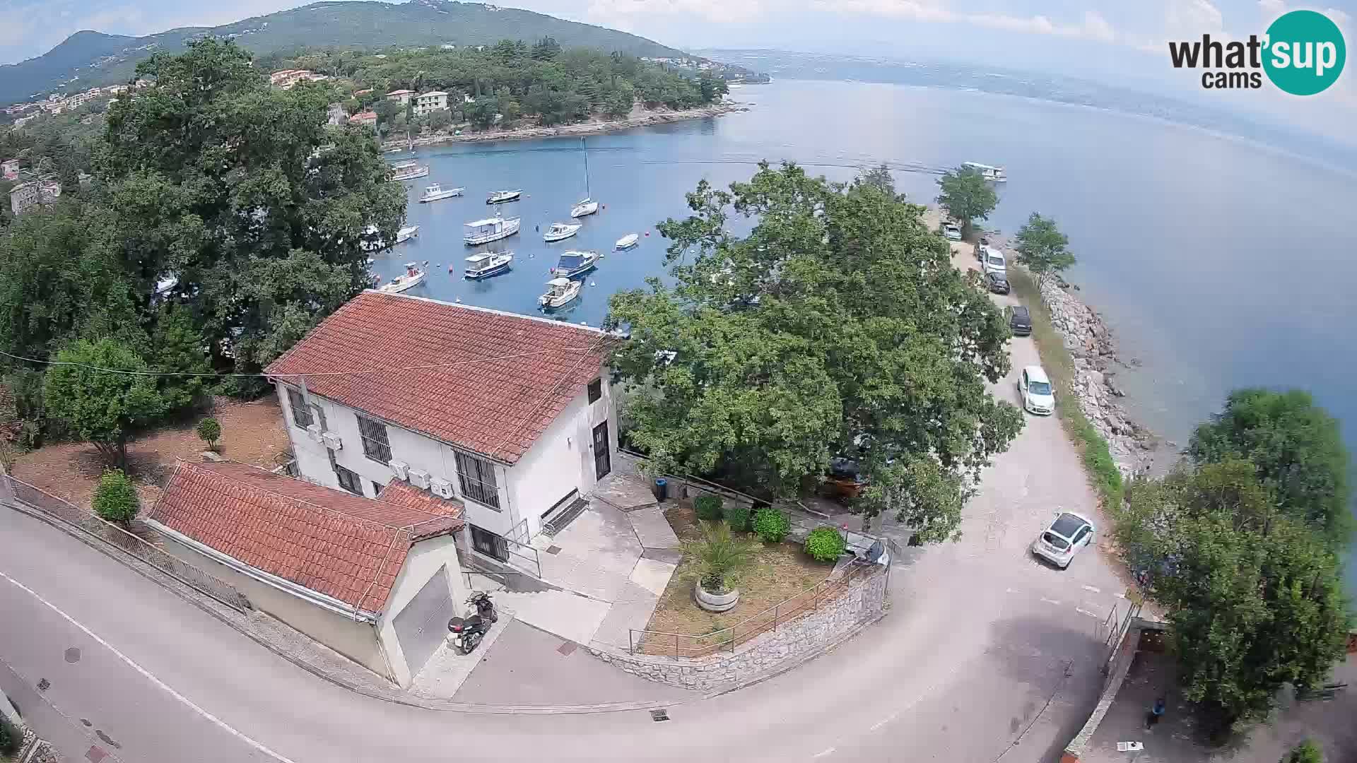 Webcam port d’Ika – Vue en direct et lumières d’Opatija