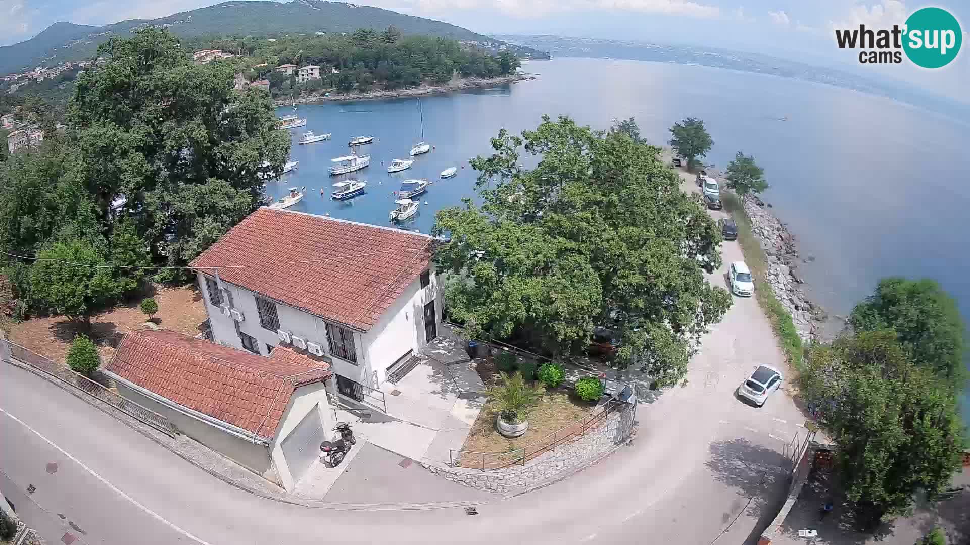 Webcam Ika Hafen – LIVE Blick auf den Hafen und die Lichter von Opatija
