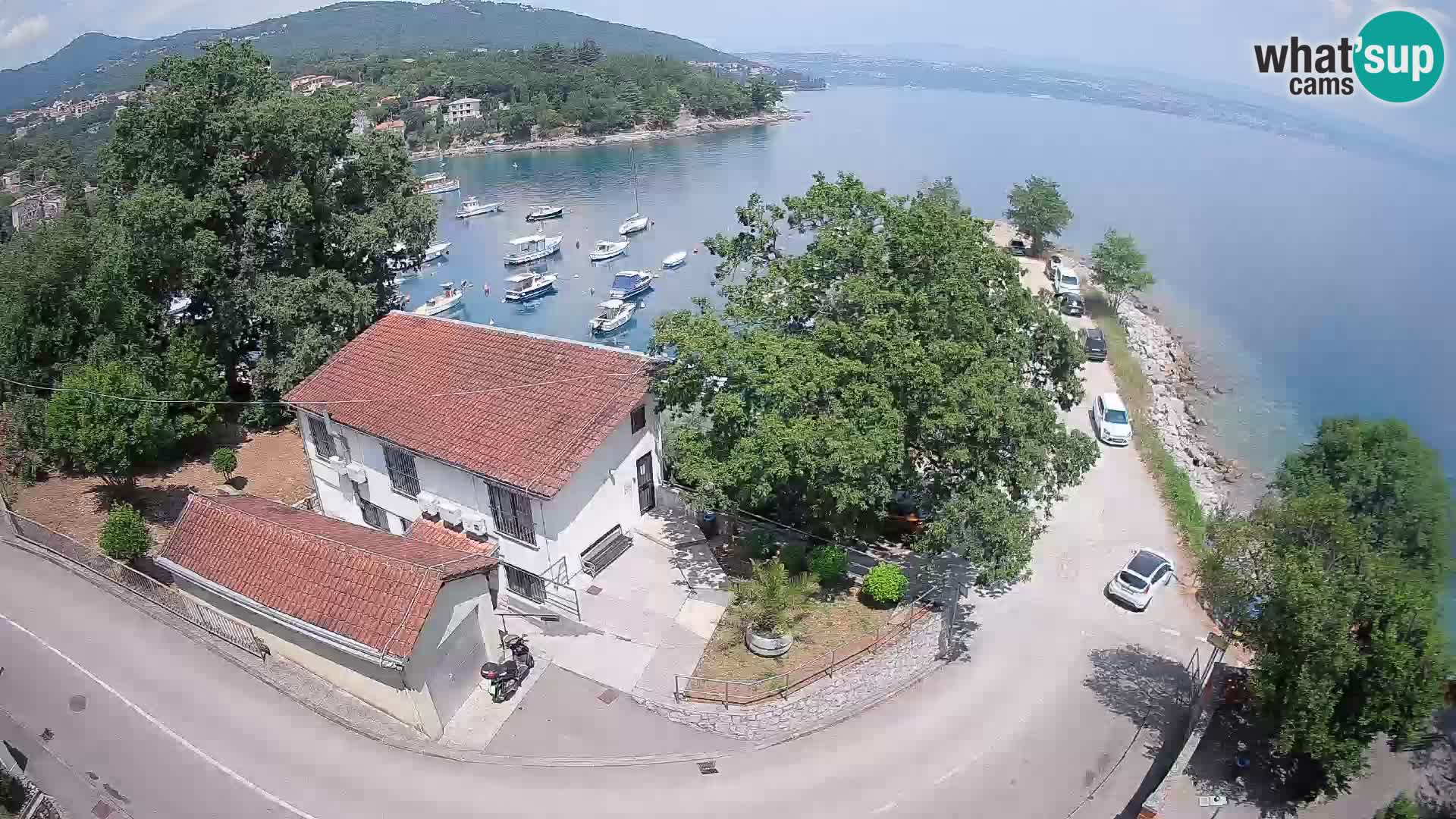 Webcam port d’Ika – Vue en direct et lumières d’Opatija
