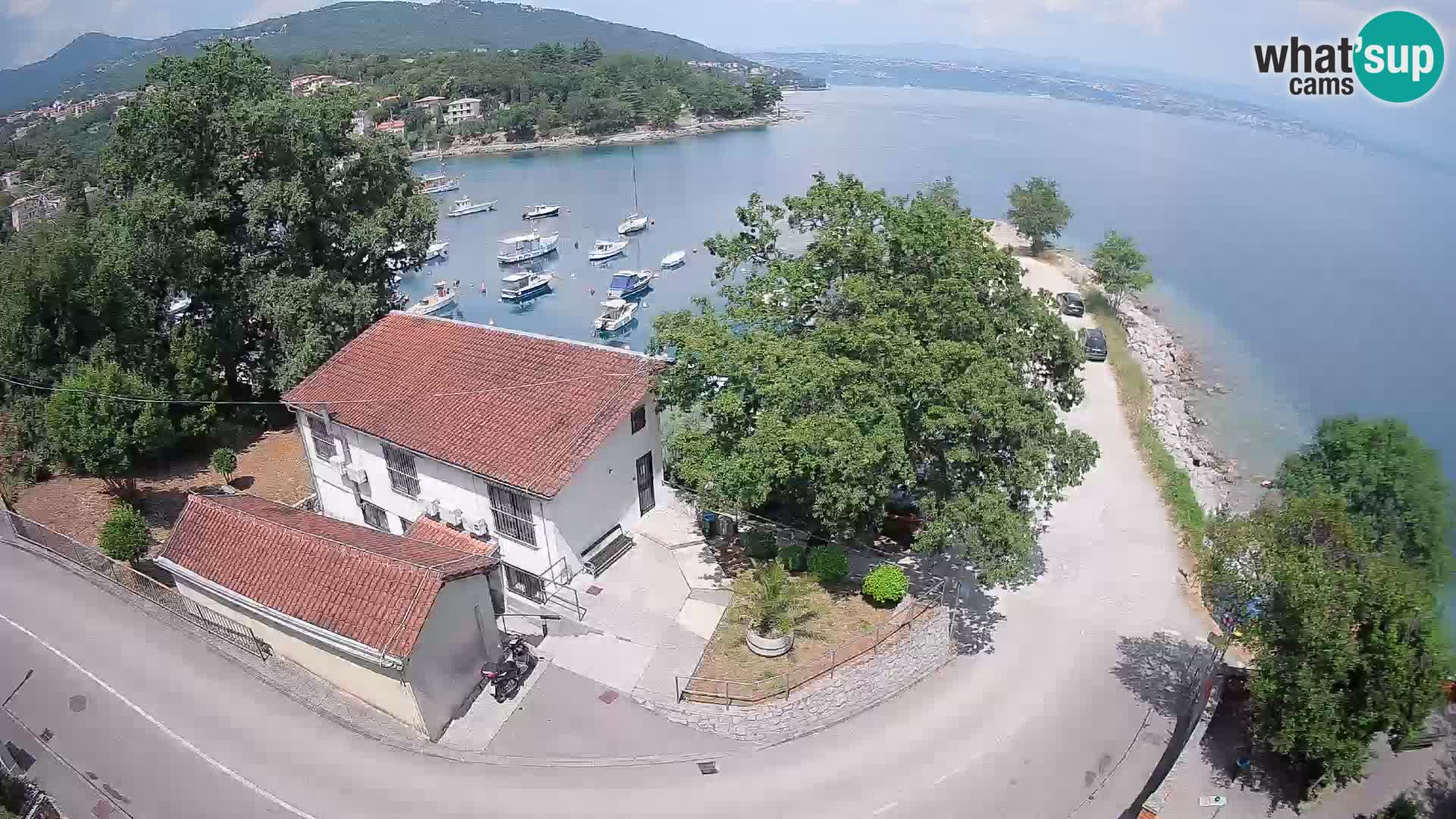 Webcam Ika Hafen – LIVE Blick auf den Hafen und die Lichter von Opatija