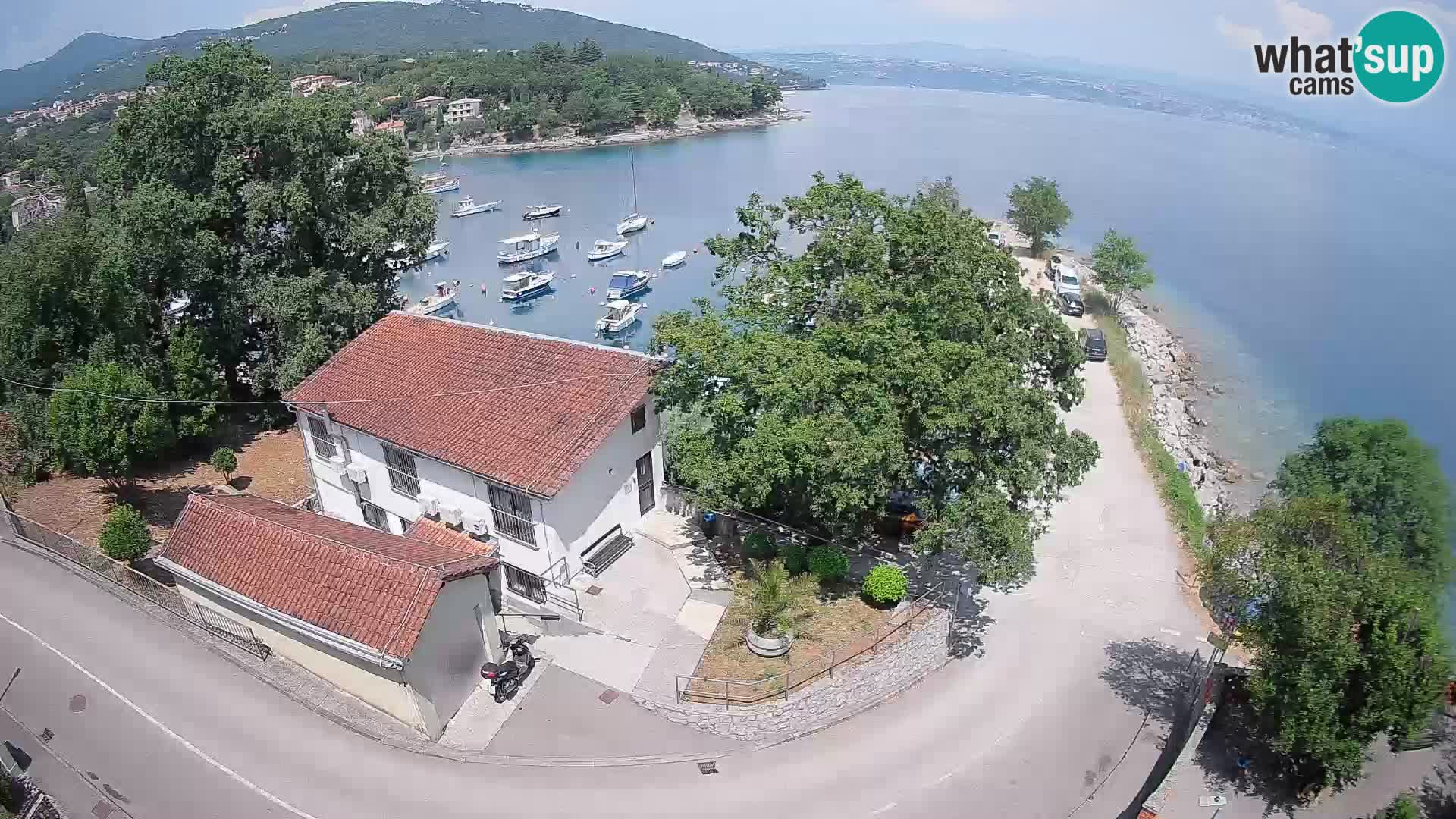 Webcam port d’Ika – Vue en direct et lumières d’Opatija