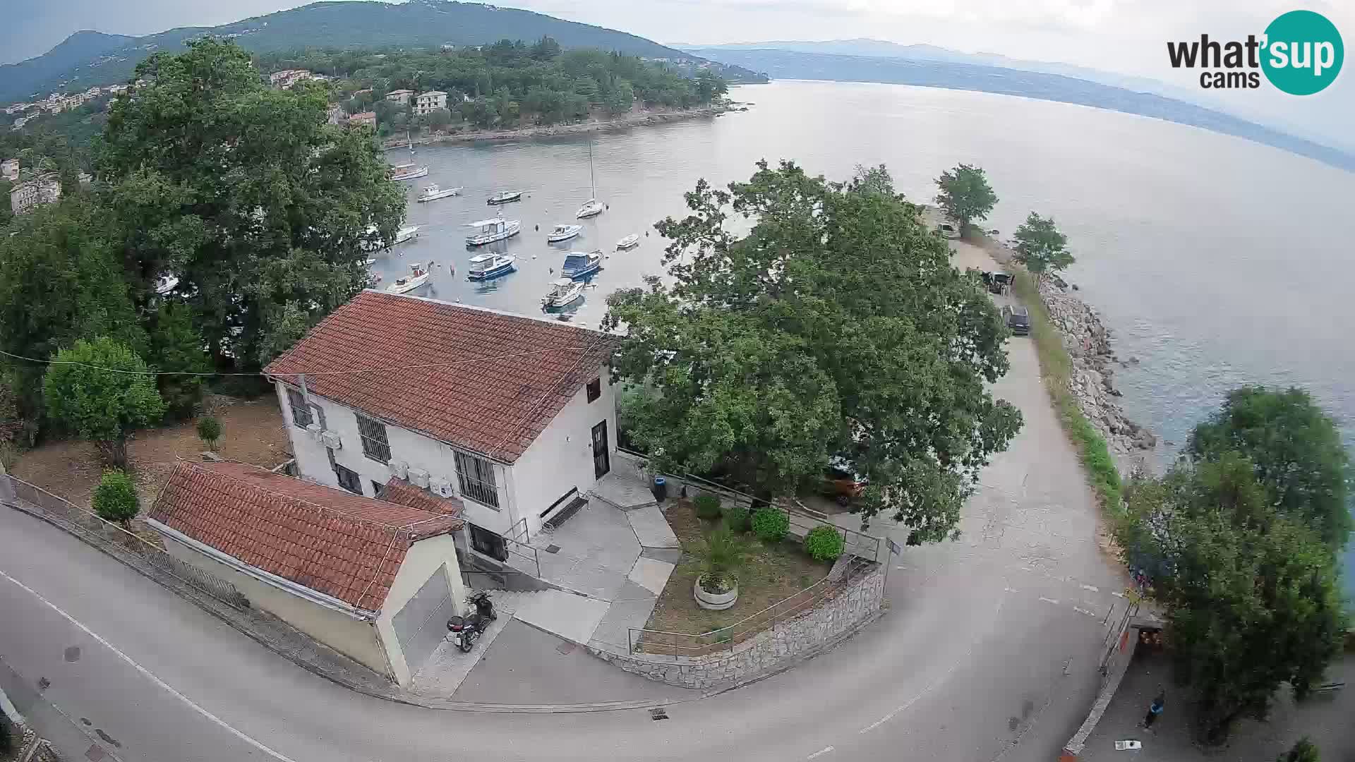 Webcam port d’Ika – Vue en direct et lumières d’Opatija