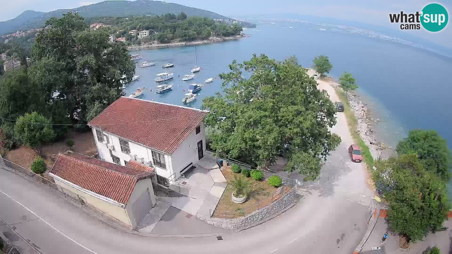 Ika Harbor Webcam – LIVE View of the Harbor and Opatija Lights