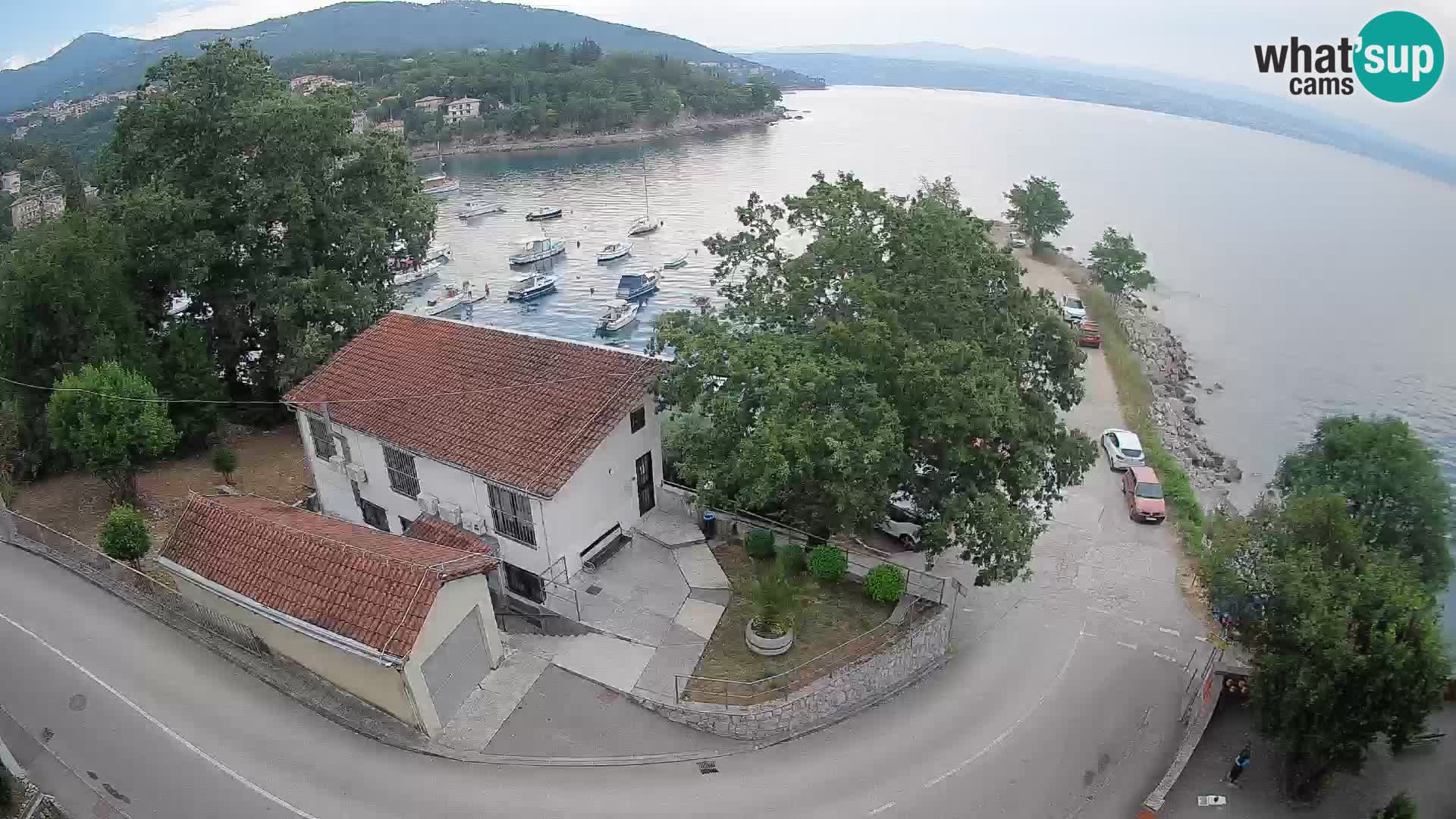 Webcam porto Ika – Vista LIVE sul porto e le luci di Opatija