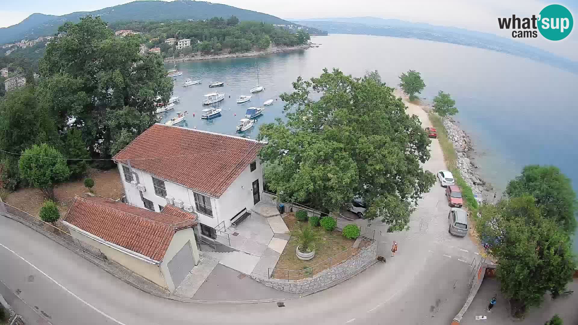 Webcam port d’Ika – Vue en direct et lumières d’Opatija