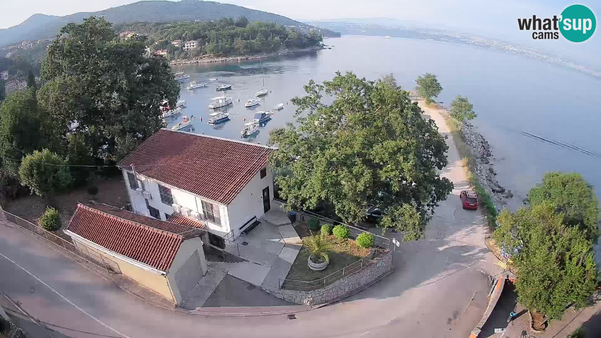 Webcam Ika Hafen – LIVE Blick auf den Hafen und die Lichter von Opatija
