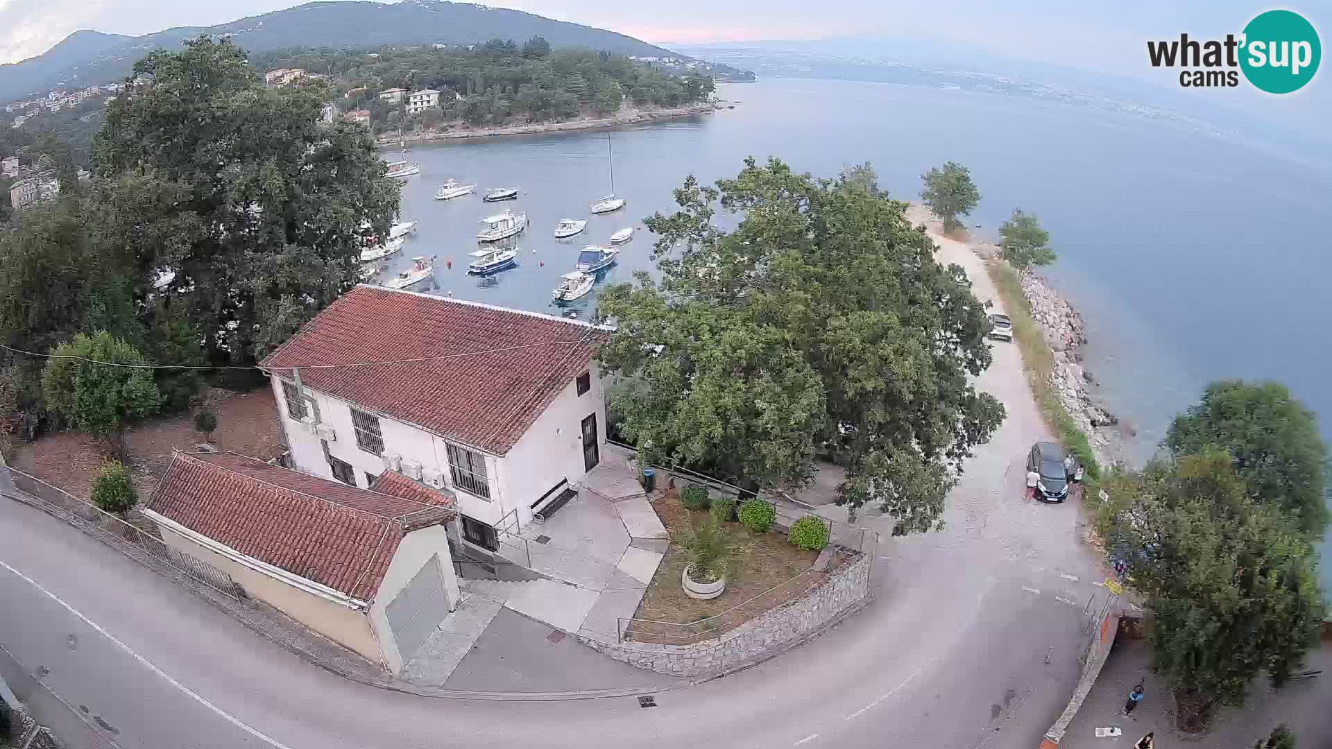 Webcam Ika Hafen – LIVE Blick auf den Hafen und die Lichter von Opatija