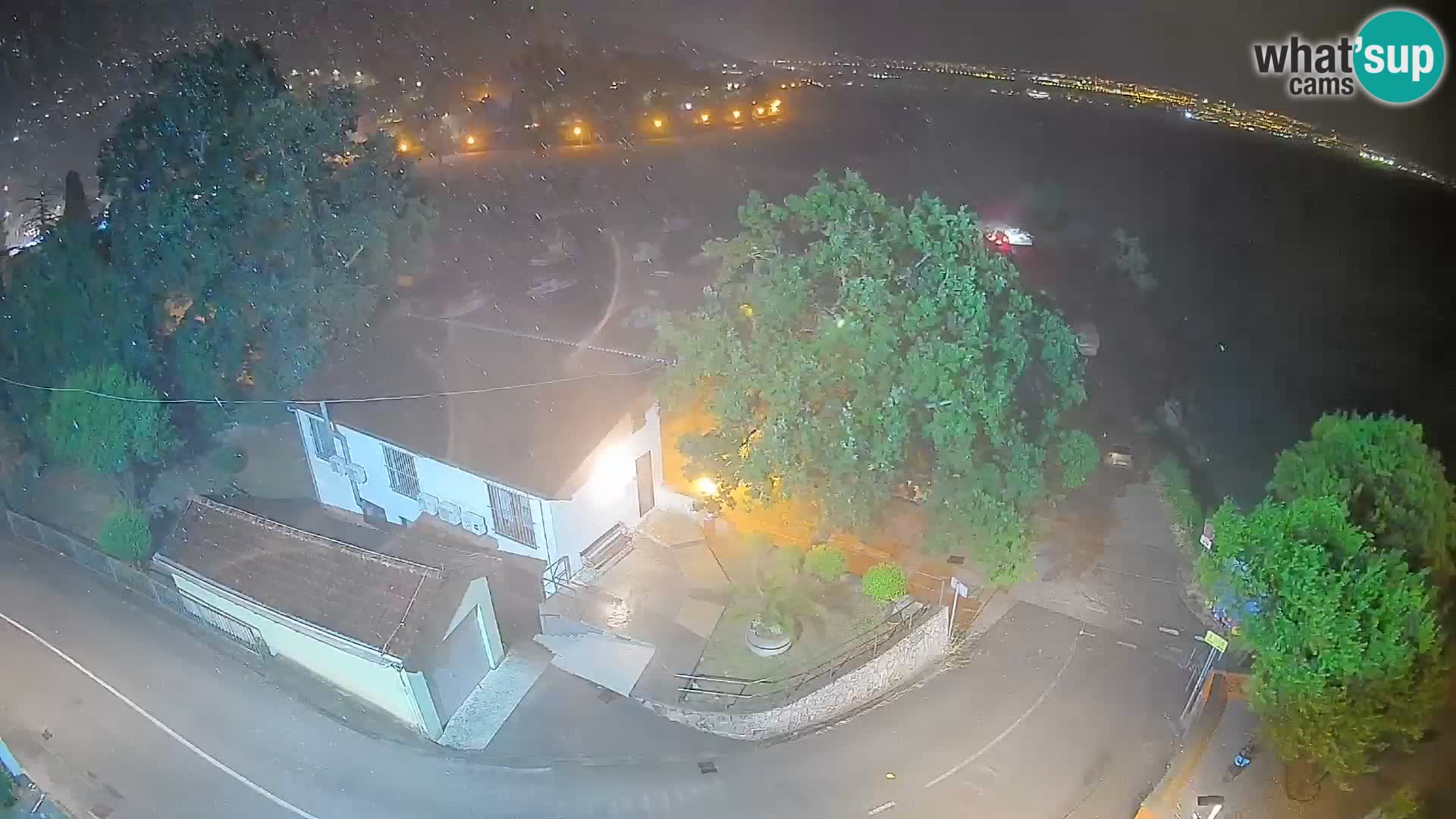 Webcam porto Ika – Vista LIVE sul porto e le luci di Opatija