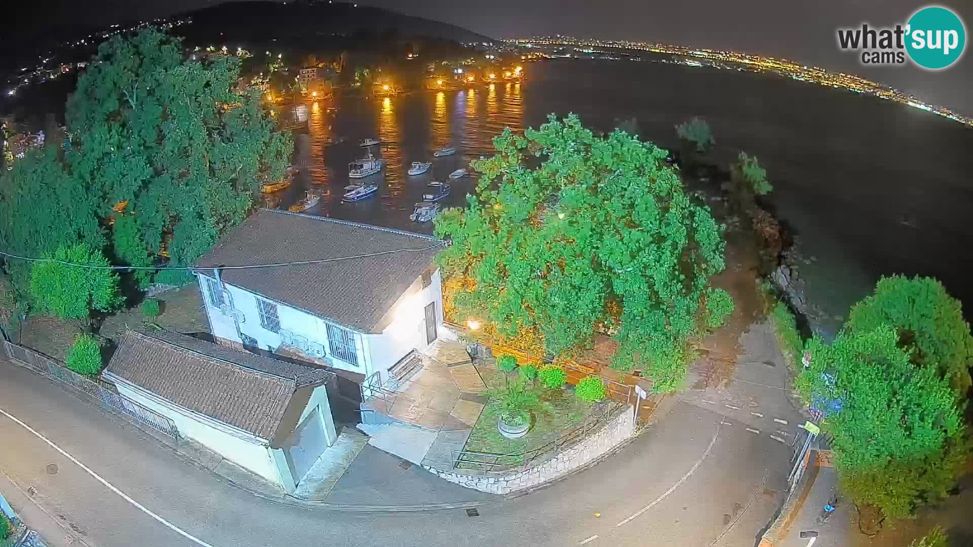 Webcam Ika Hafen – LIVE Blick auf den Hafen und die Lichter von Opatija