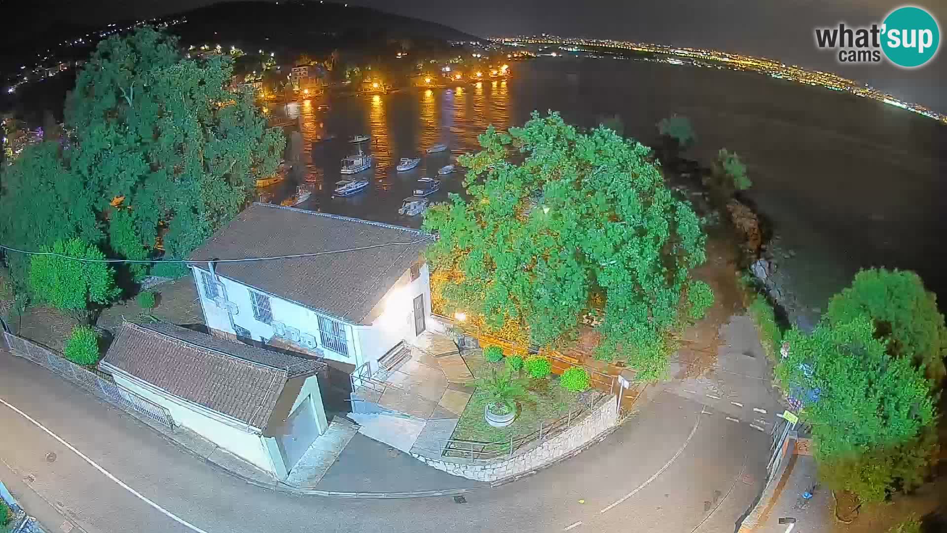 Webcam Ika Hafen – LIVE Blick auf den Hafen und die Lichter von Opatija