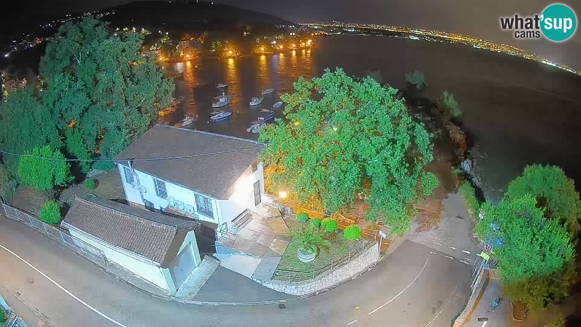 Webcam Ika Hafen – LIVE Blick auf den Hafen und die Lichter von Opatija