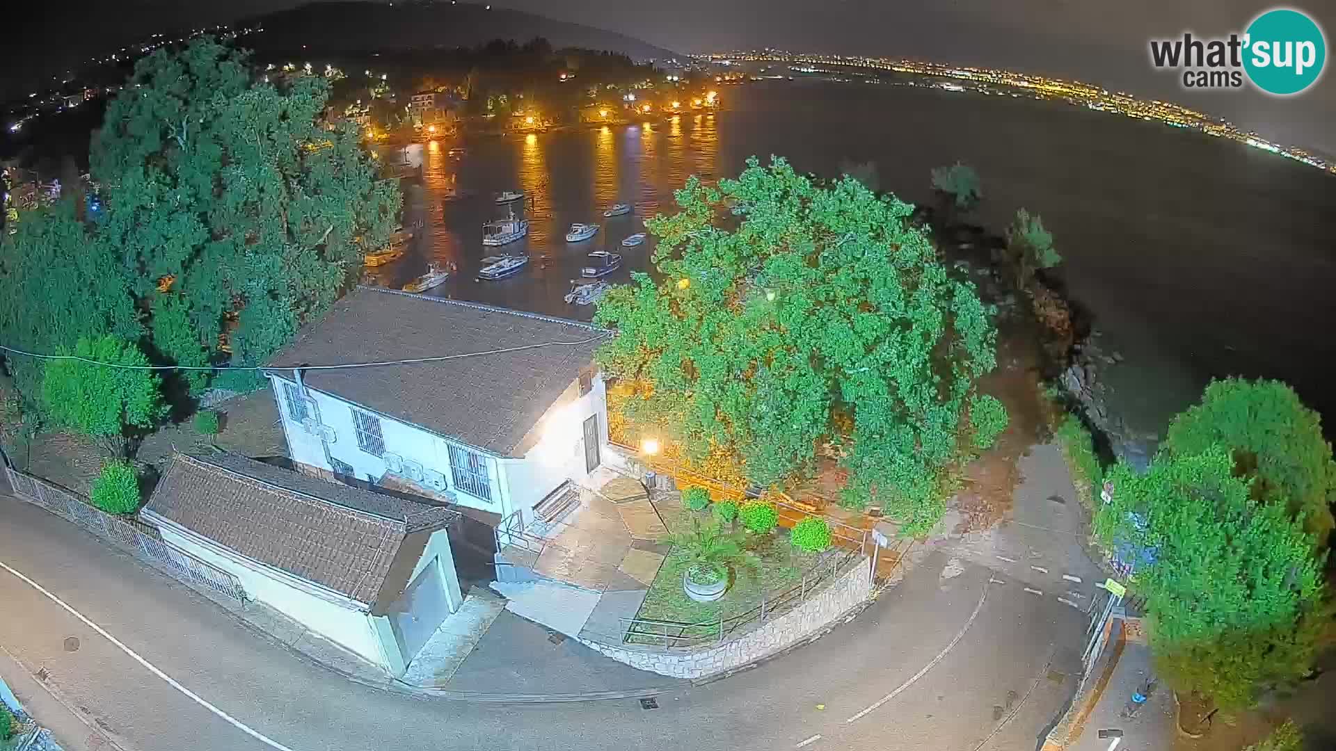 Webcam Ika Hafen – LIVE Blick auf den Hafen und die Lichter von Opatija