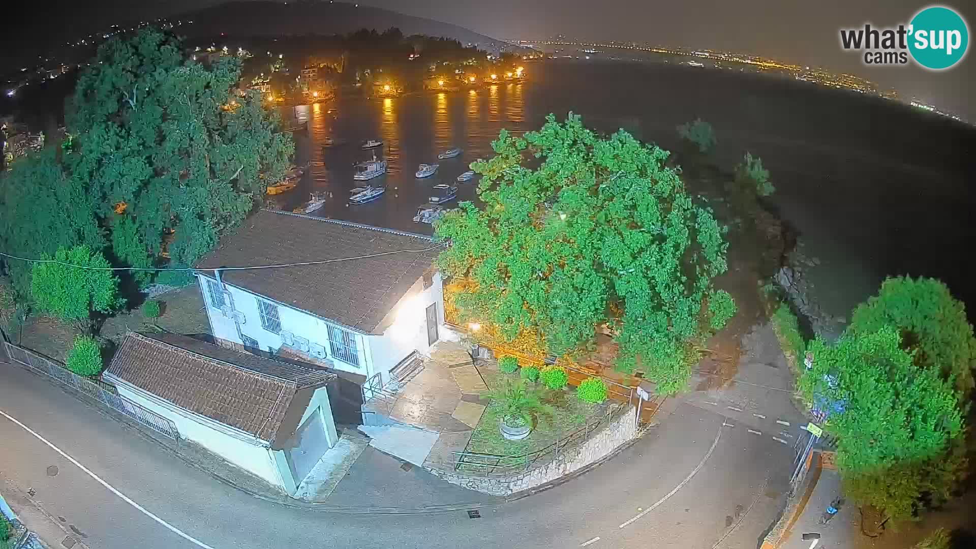 Webcam Ika Hafen – LIVE Blick auf den Hafen und die Lichter von Opatija