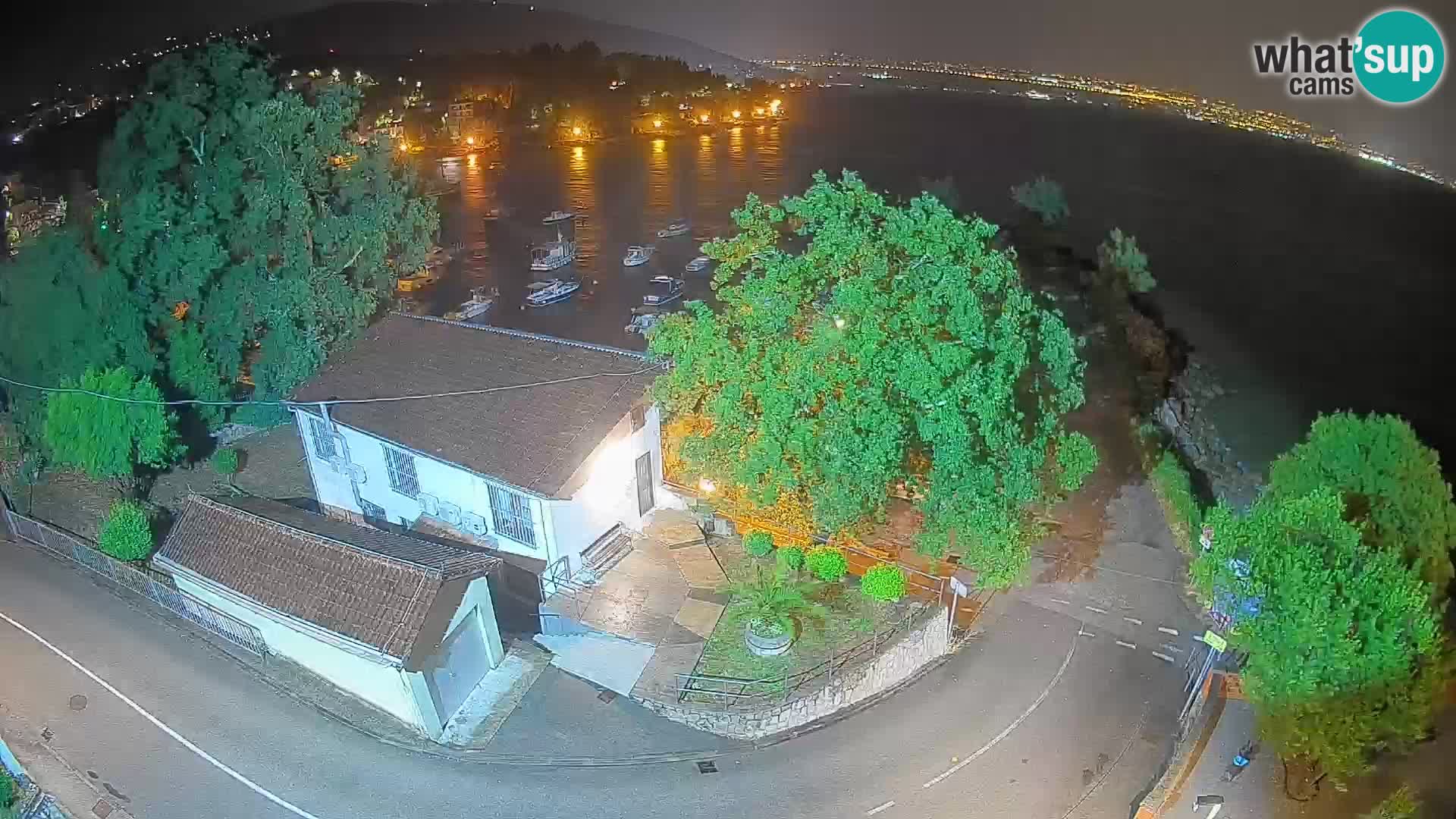 Webcam port d’Ika – Vue en direct et lumières d’Opatija