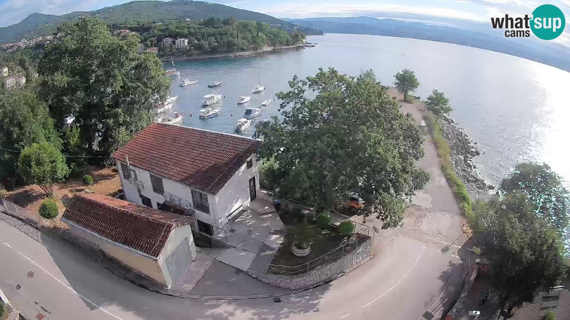 Webcam port d’Ika – Vue en direct et lumières d’Opatija