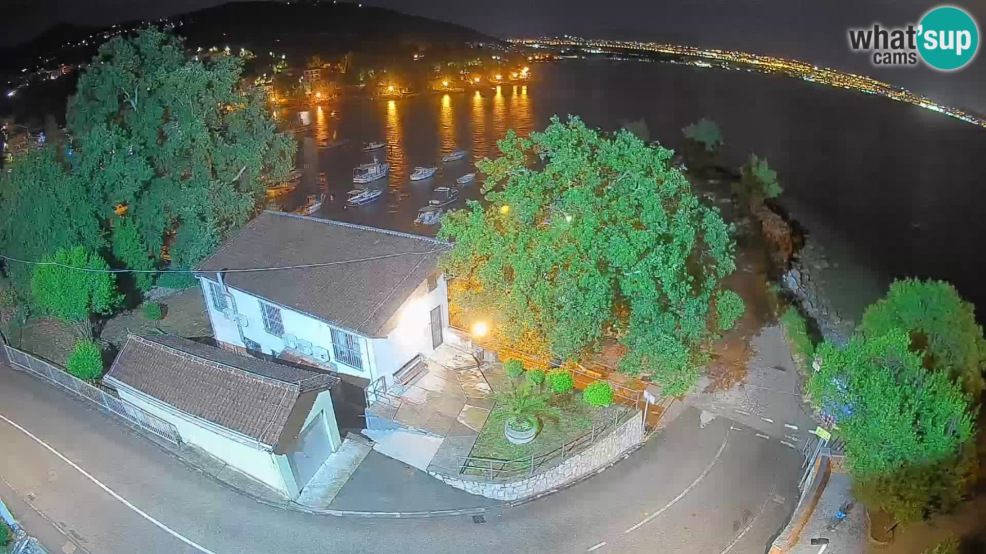 Webcam Ika Hafen – LIVE Blick auf den Hafen und die Lichter von Opatija