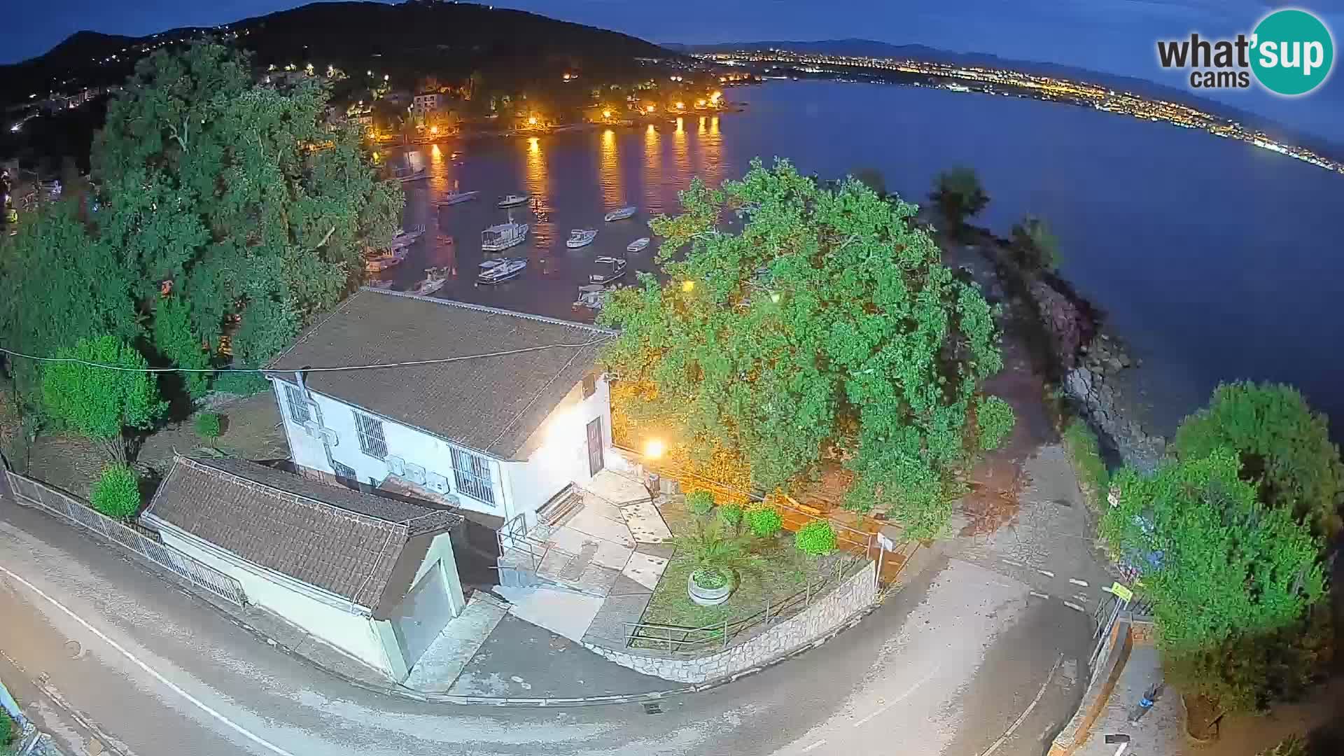 Webcam Ika Hafen – LIVE Blick auf den Hafen und die Lichter von Opatija