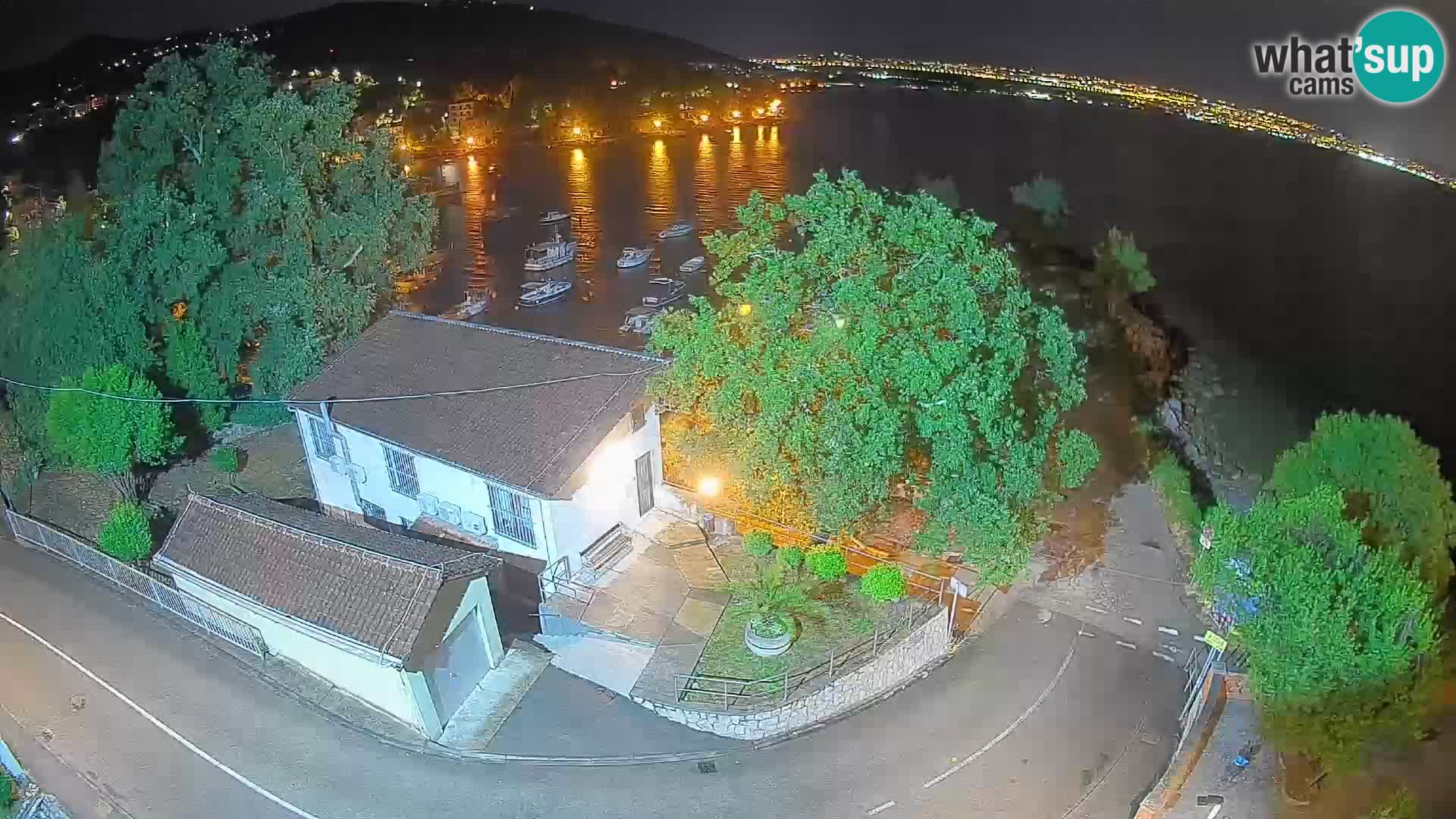 Webcam Ika Hafen – LIVE Blick auf den Hafen und die Lichter von Opatija