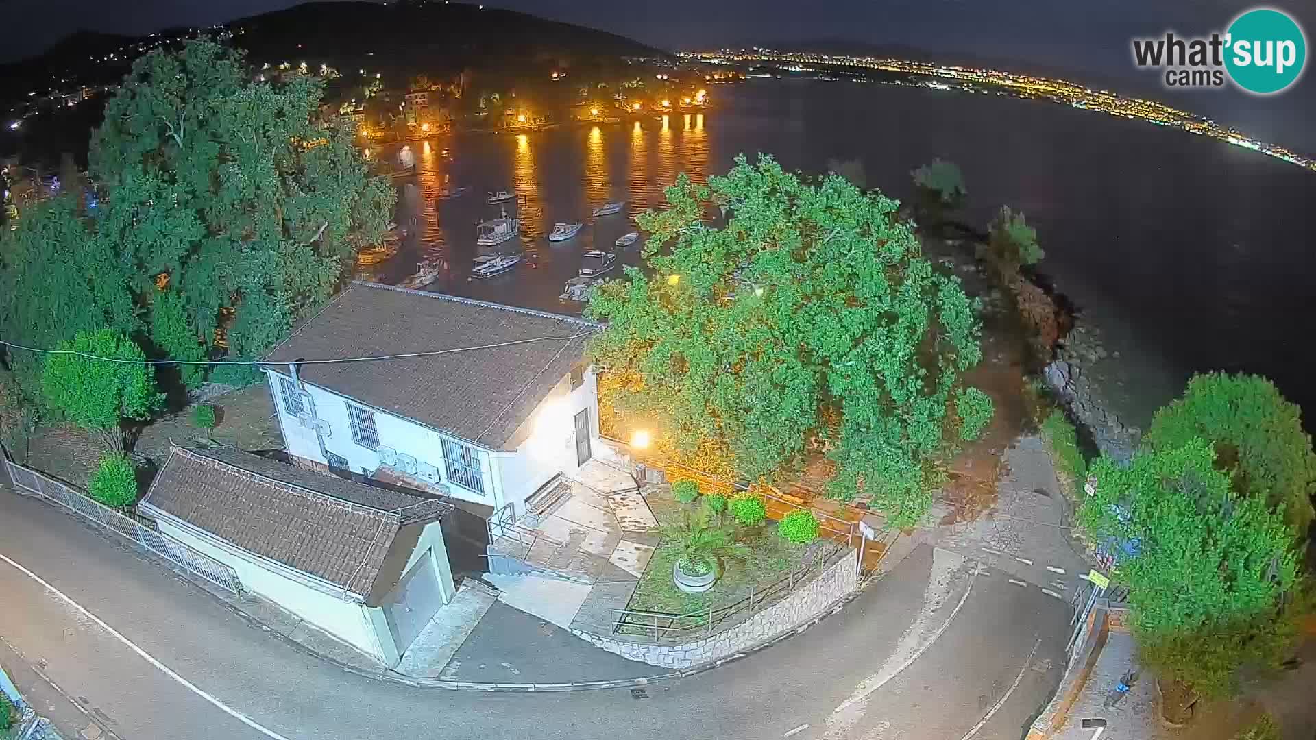 Webcam Ika Hafen – LIVE Blick auf den Hafen und die Lichter von Opatija