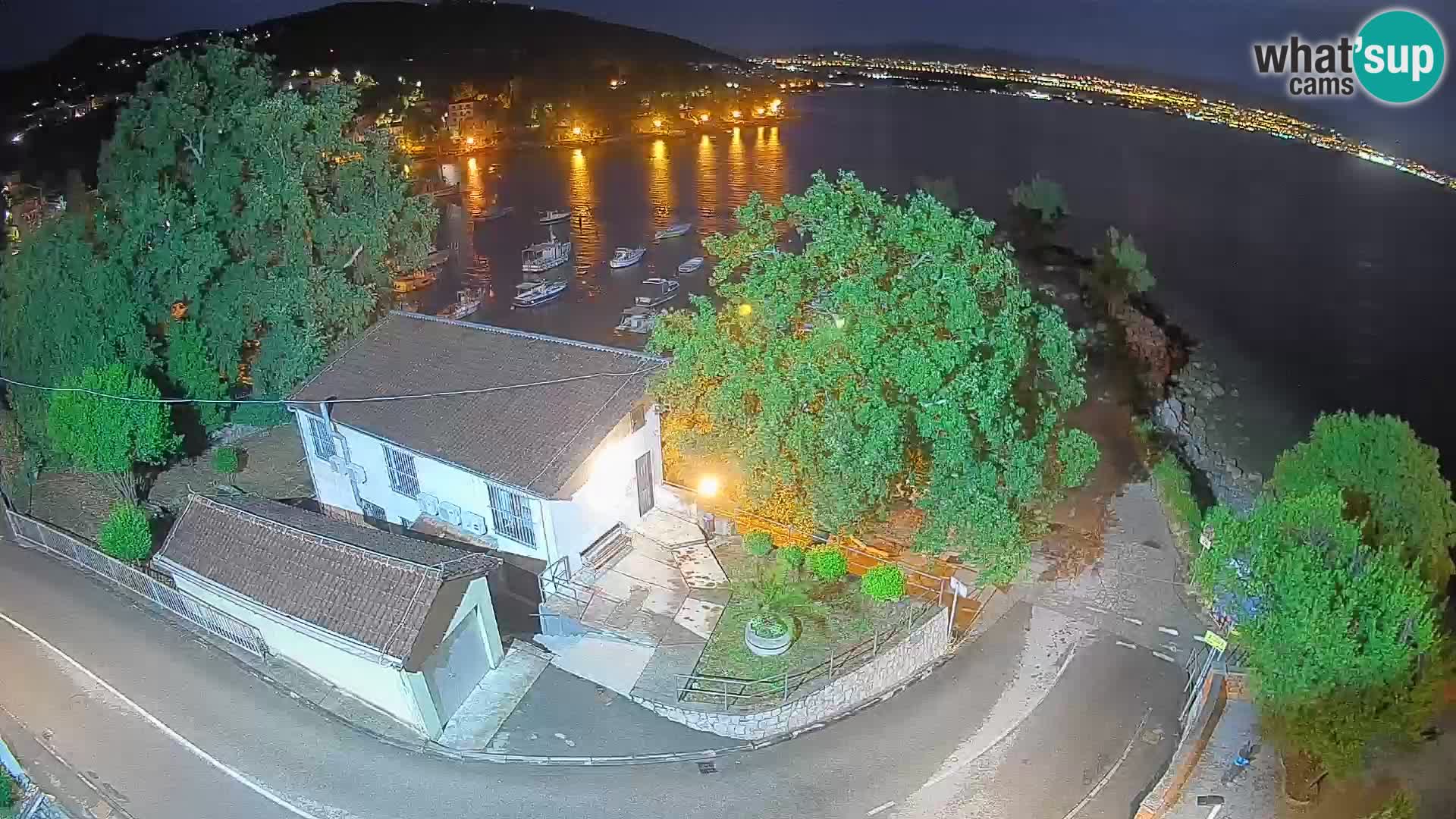 Webcam Ika Hafen – LIVE Blick auf den Hafen und die Lichter von Opatija