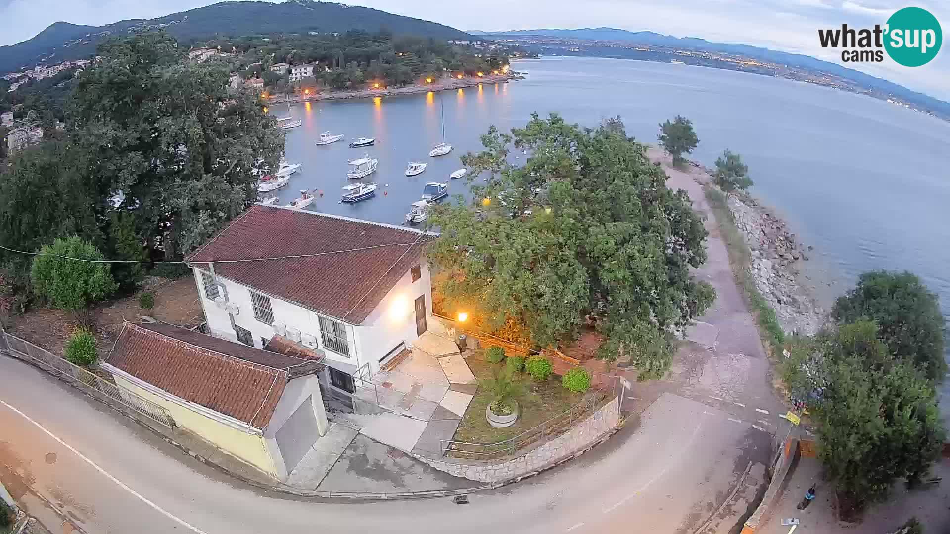 Webcam Ika Hafen – LIVE Blick auf den Hafen und die Lichter von Opatija