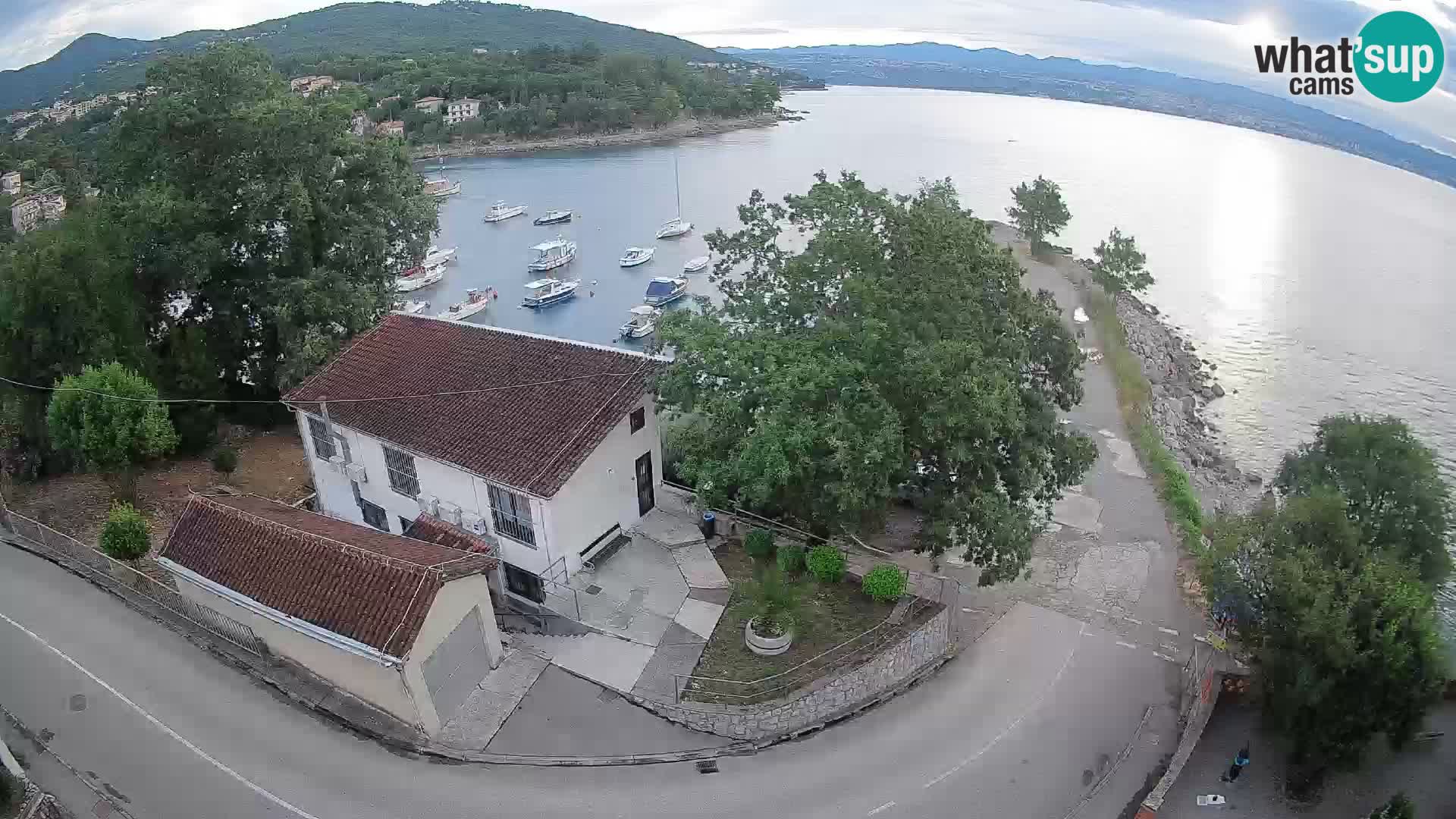 Webcam Ika Hafen – LIVE Blick auf den Hafen und die Lichter von Opatija