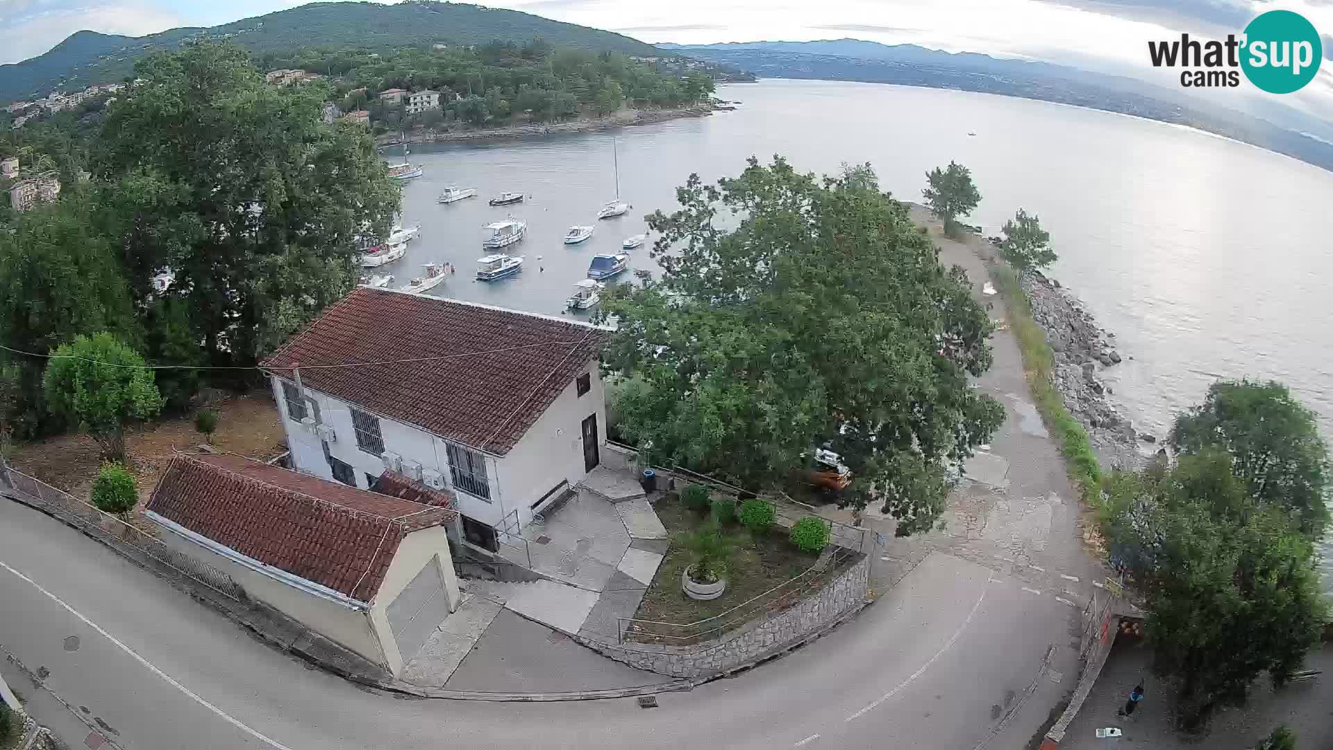Ika Harbor Webcam – LIVE View of the Harbor and Opatija Lights