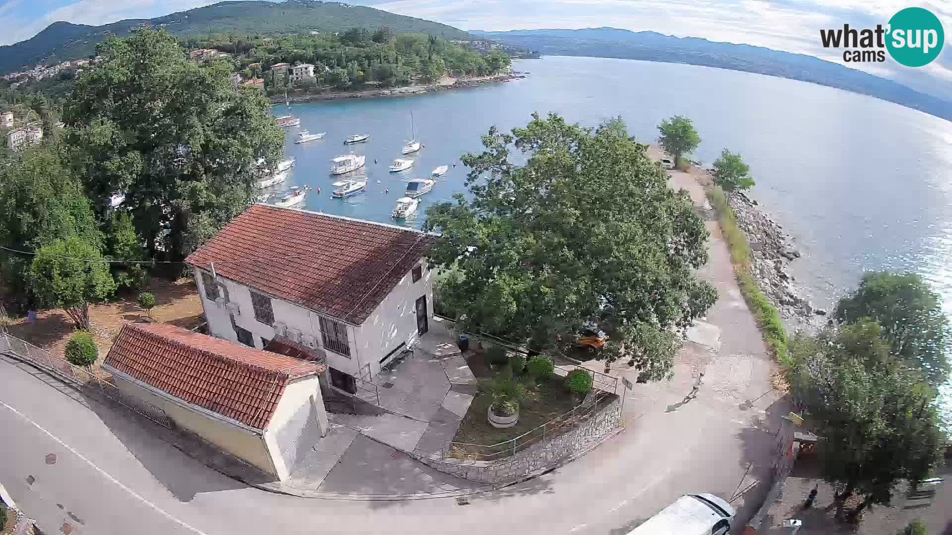 Webcam porto Ika – Vista LIVE sul porto e le luci di Opatija