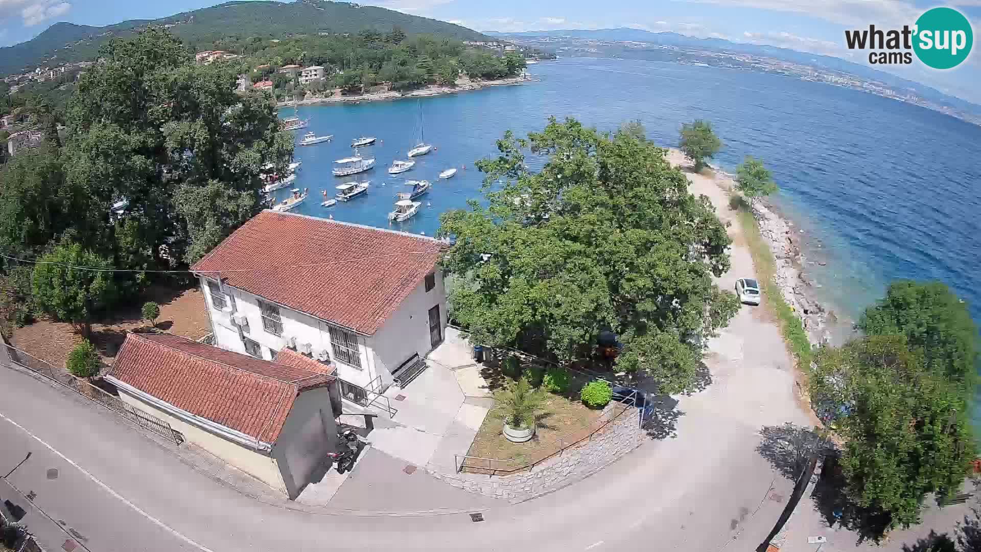 Webcam Ika Hafen – LIVE Blick auf den Hafen und die Lichter von Opatija