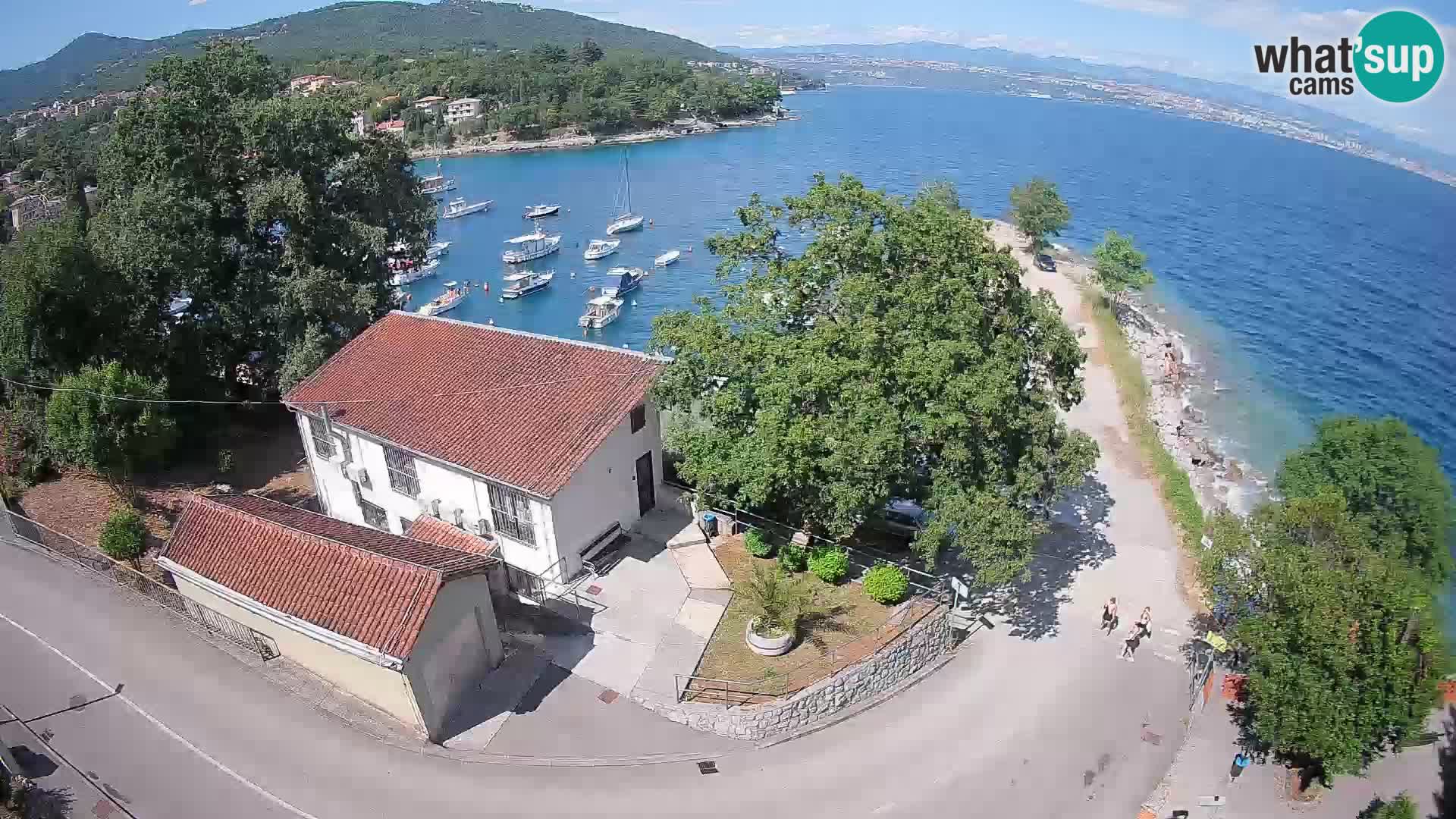 Webcam Ika Hafen – LIVE Blick auf den Hafen und die Lichter von Opatija