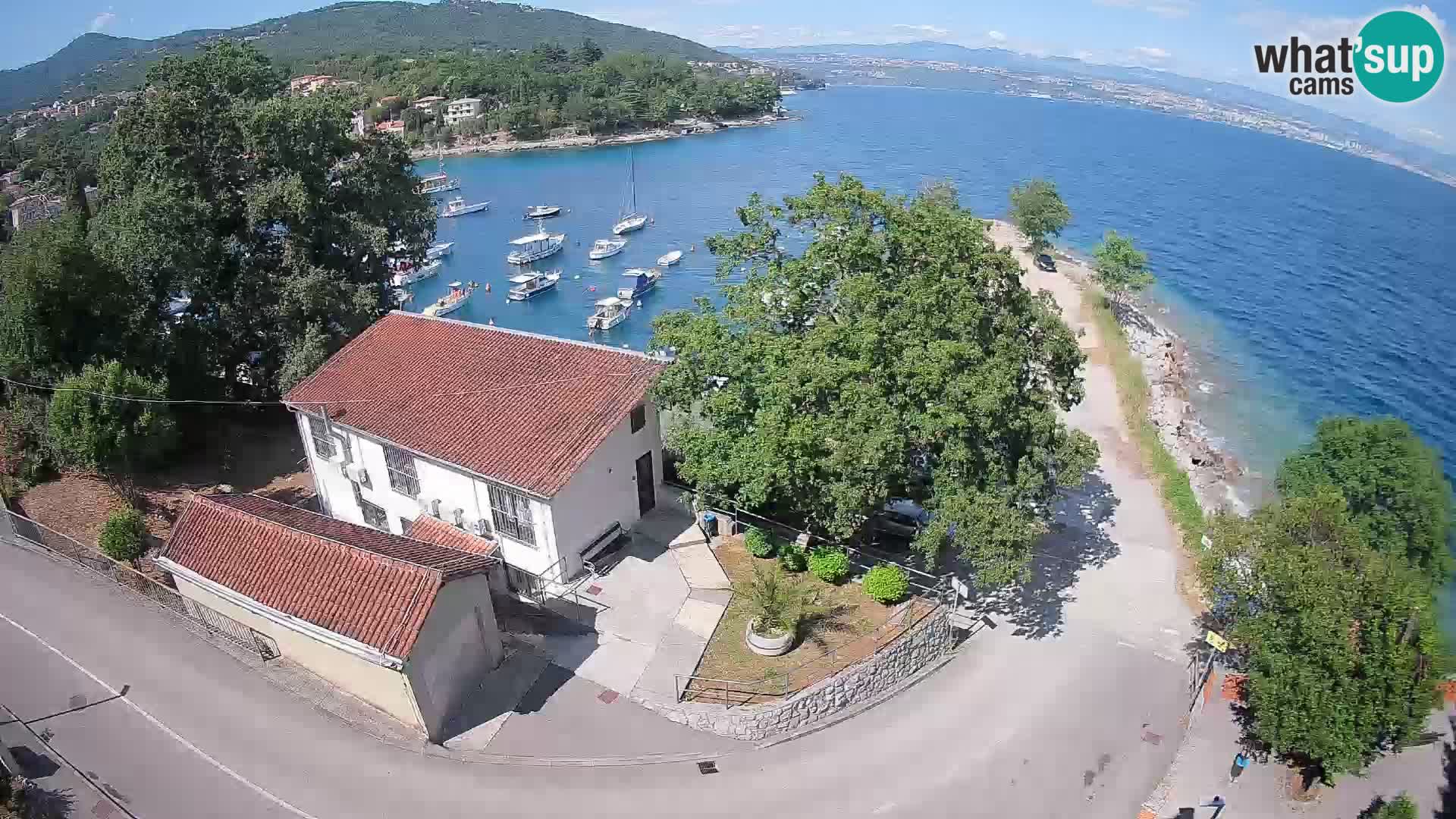 Webcam Ika Hafen – LIVE Blick auf den Hafen und die Lichter von Opatija