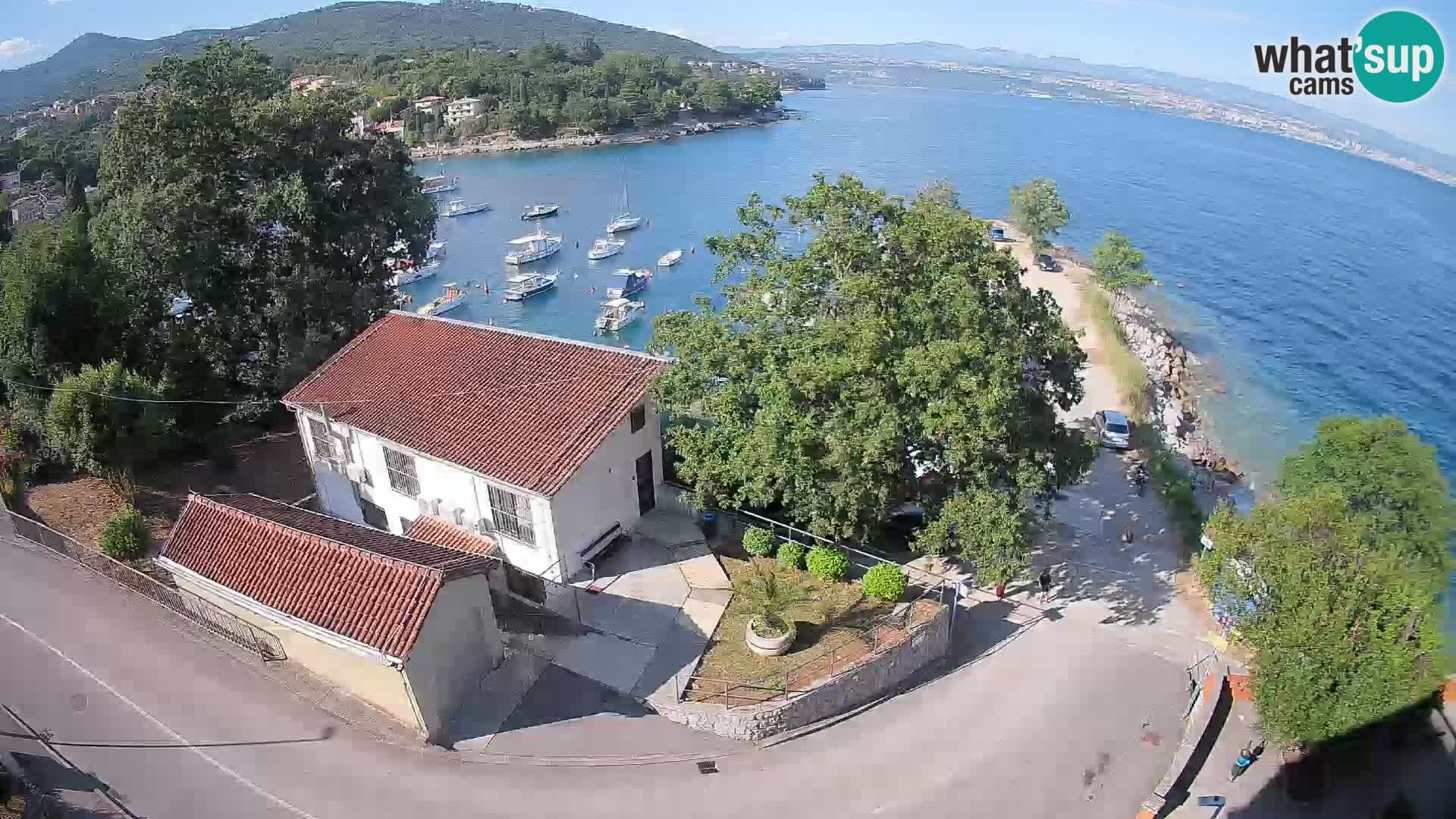 Webcam Ika Hafen – LIVE Blick auf den Hafen und die Lichter von Opatija