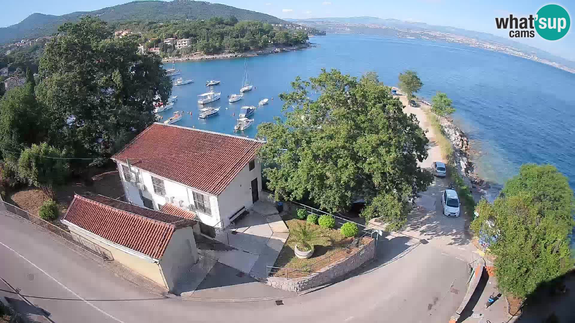 Webcam port d’Ika – Vue en direct et lumières d’Opatija