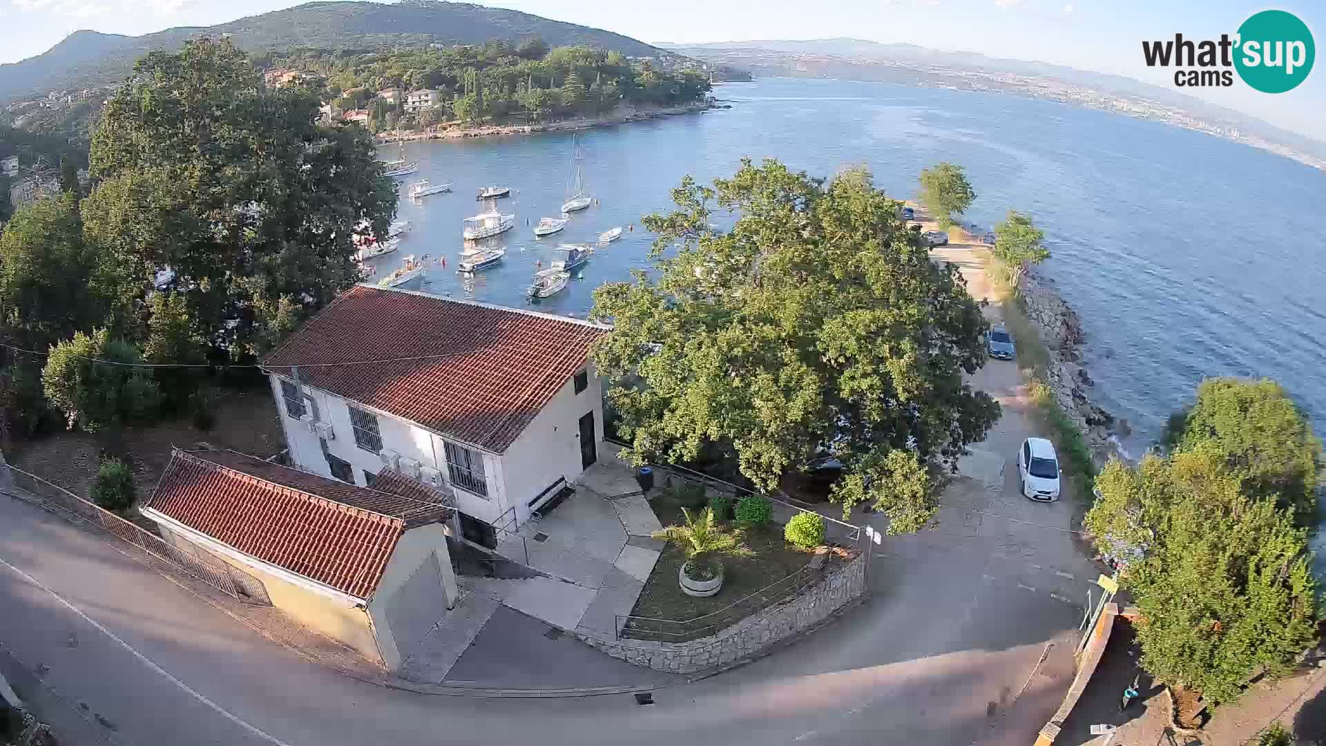 Webcam Ika Hafen – LIVE Blick auf den Hafen und die Lichter von Opatija