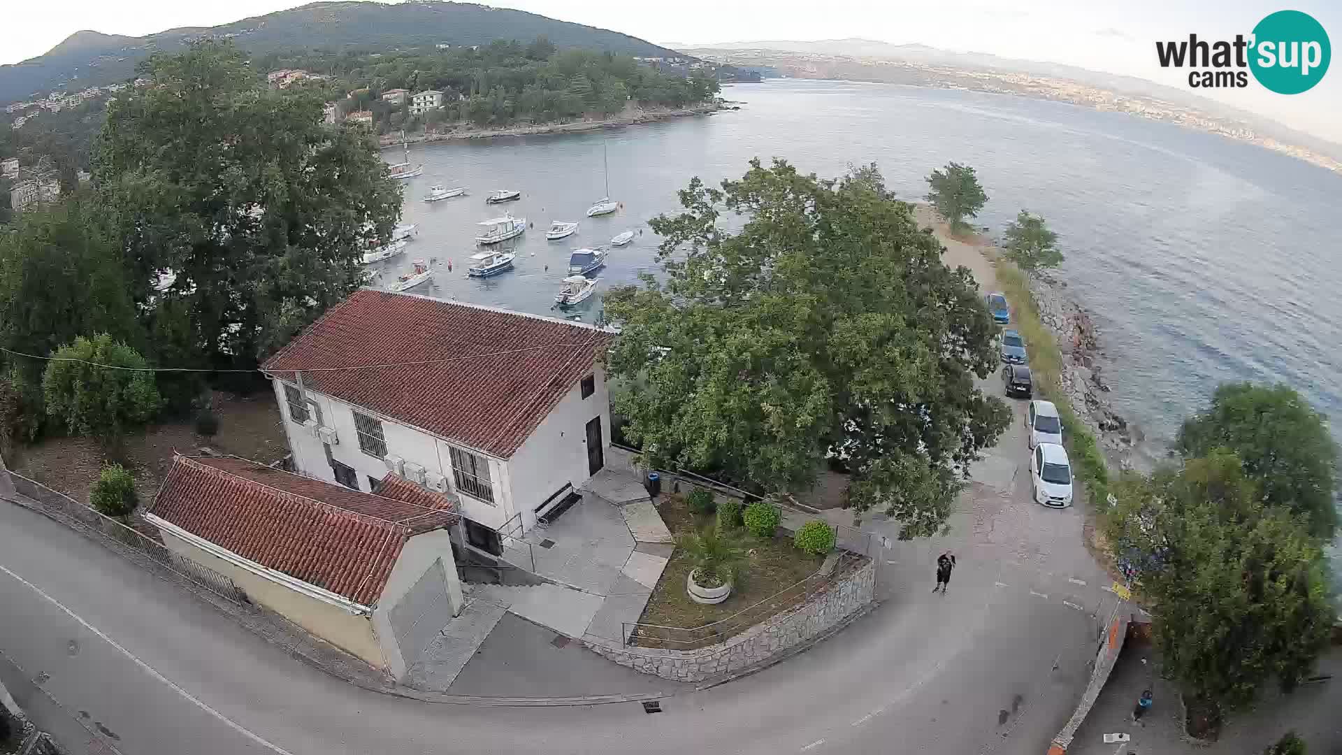 Webcam port d’Ika – Vue en direct et lumières d’Opatija