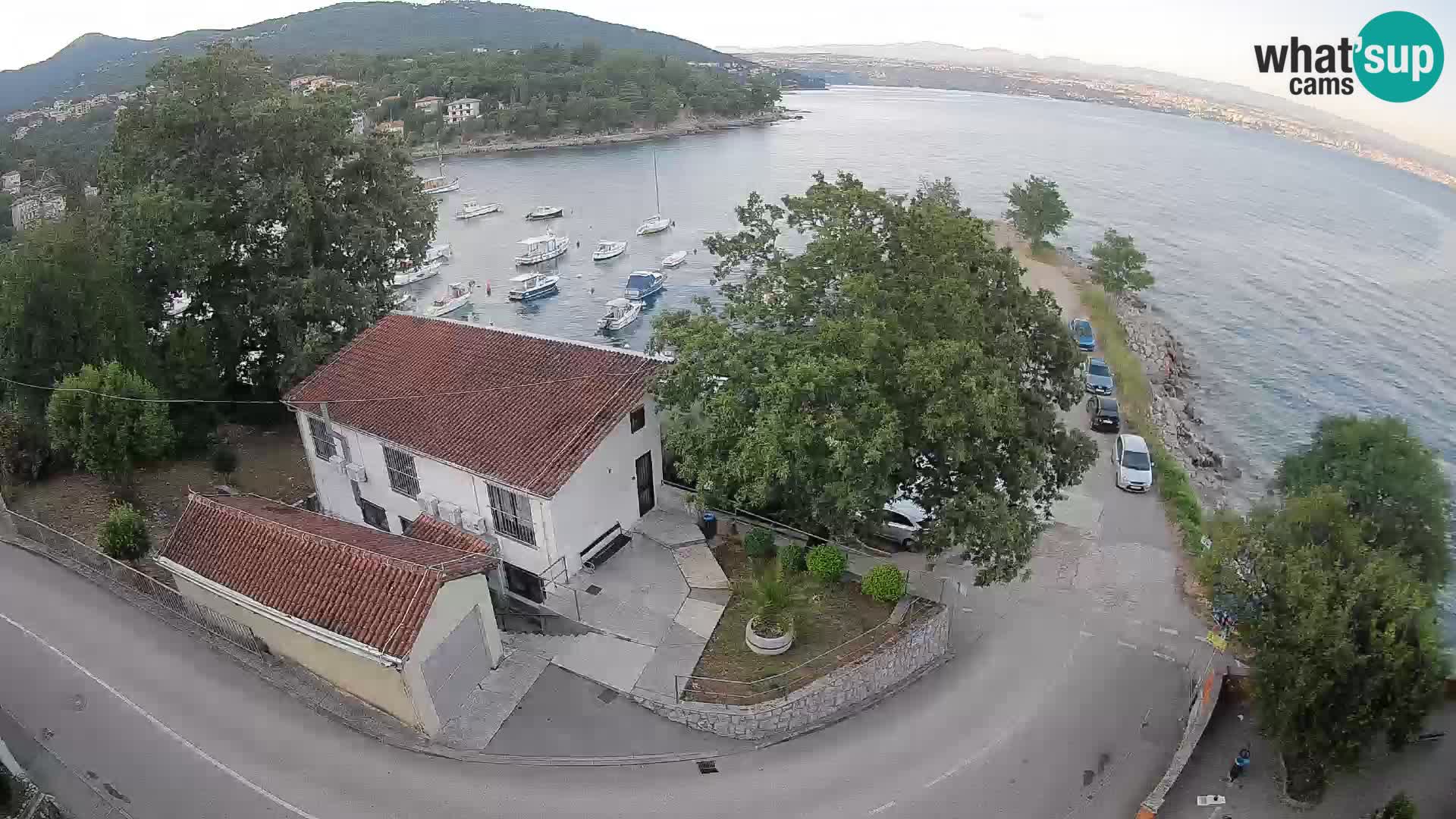 Webcam porto Ika – Vista LIVE sul porto e le luci di Opatija